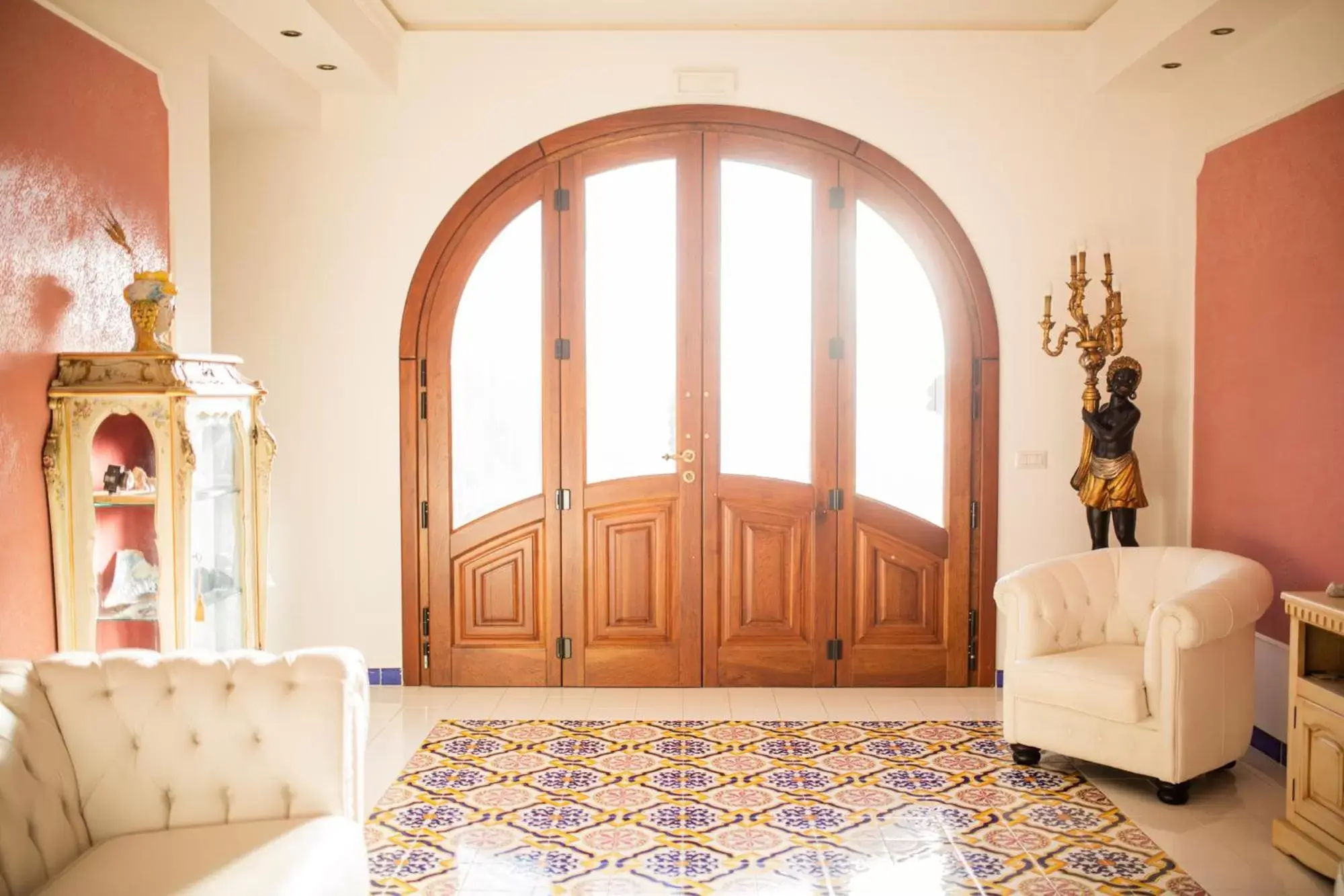 Seating Area in B&B Villa Maristella