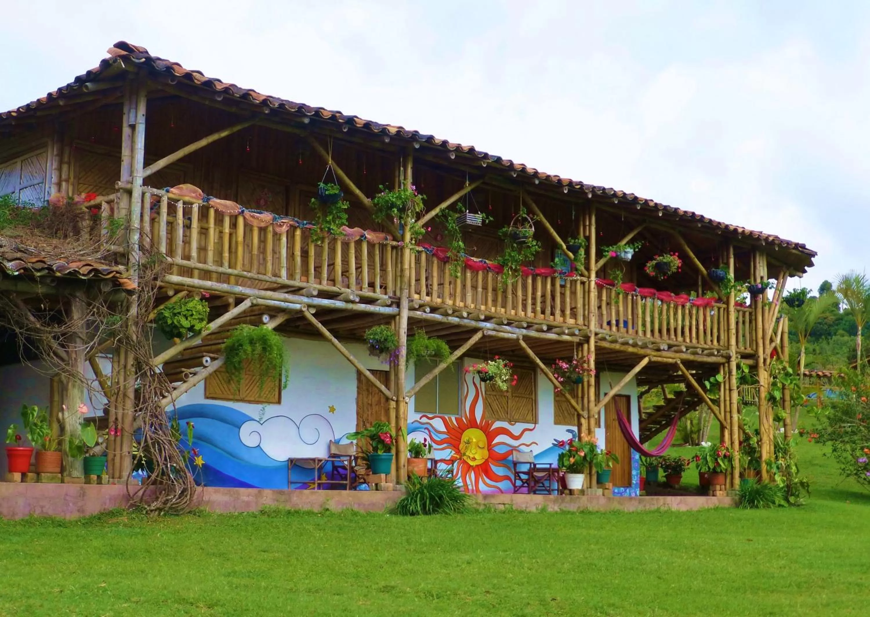Facade/entrance in Finca El Cielo