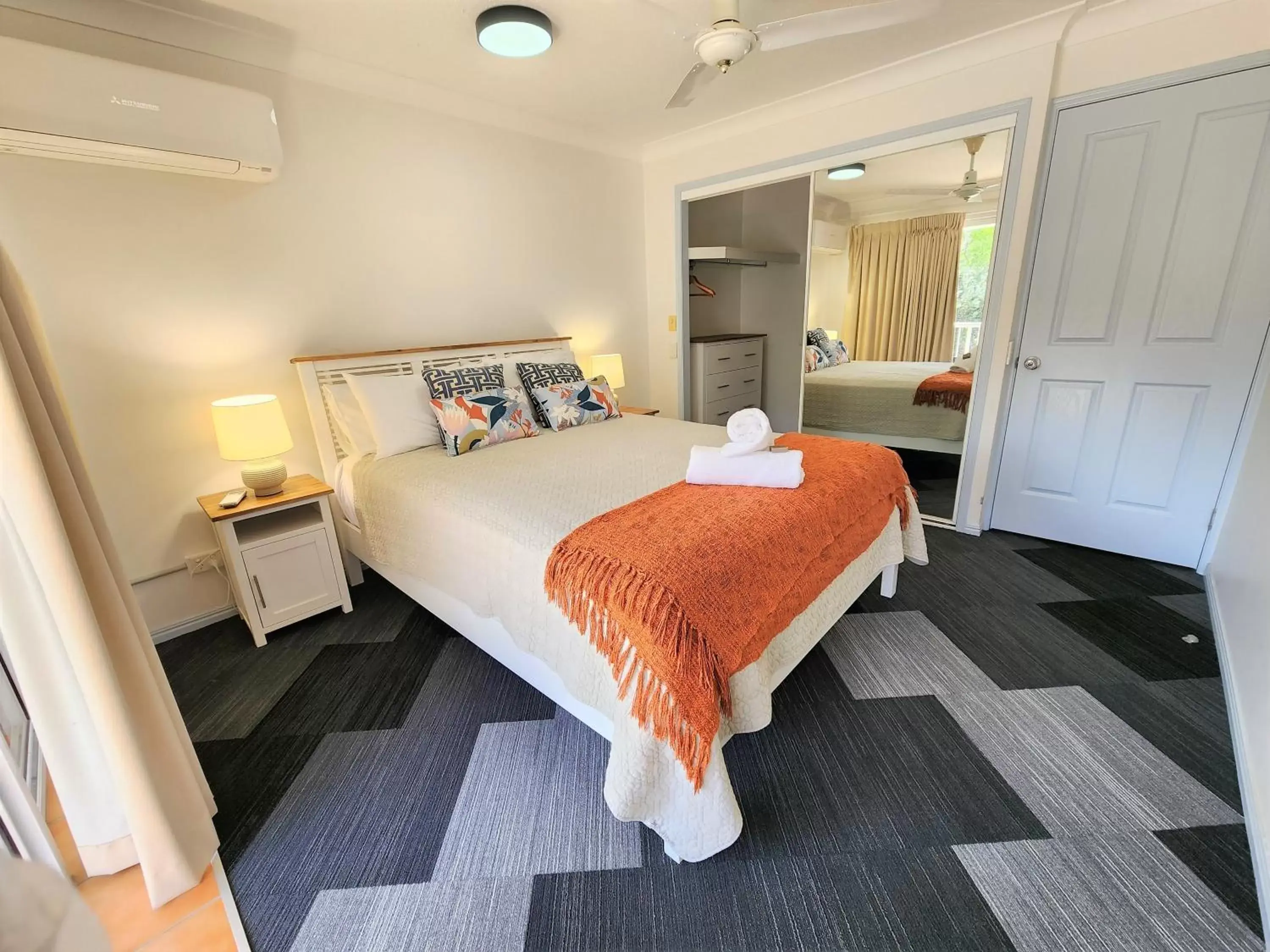 Bed in Fairways Golf & Beach Retreat Bribie Island