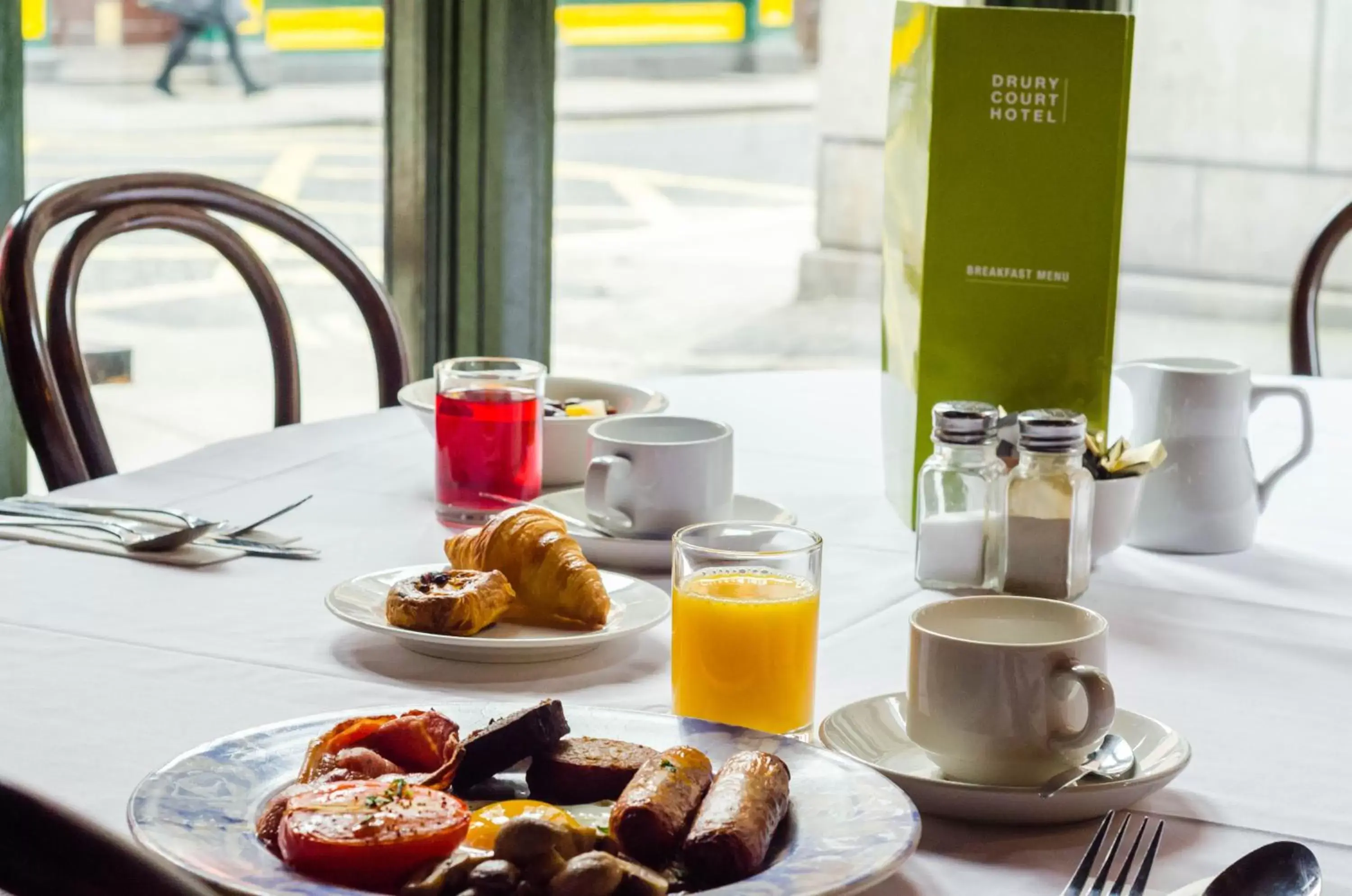 Food close-up in Drury Court Hotel