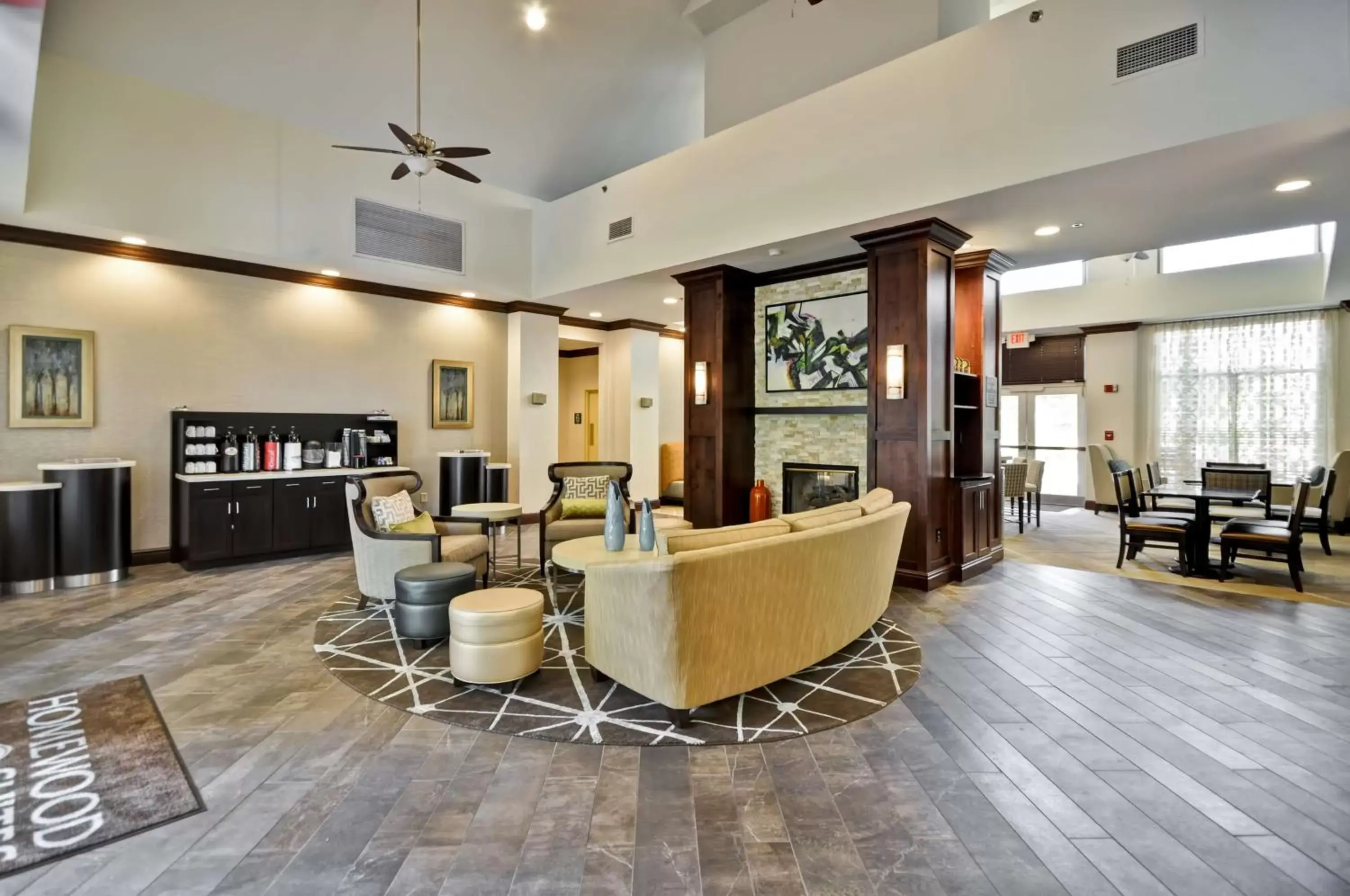 Lobby or reception, Lounge/Bar in Homewood Suites by Hilton Augusta