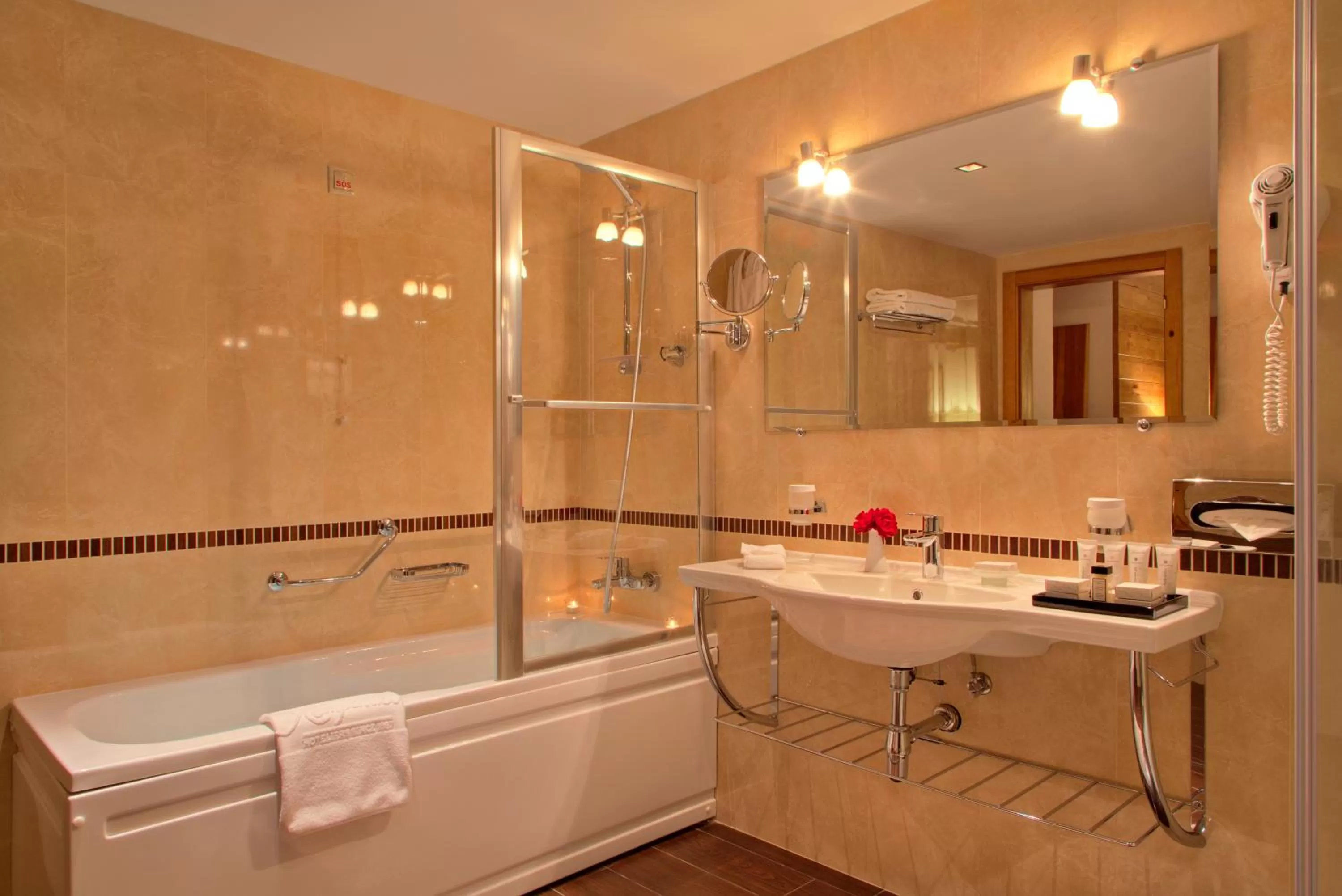 Bathroom in Kempinski Hotel Grand Arena Bansko