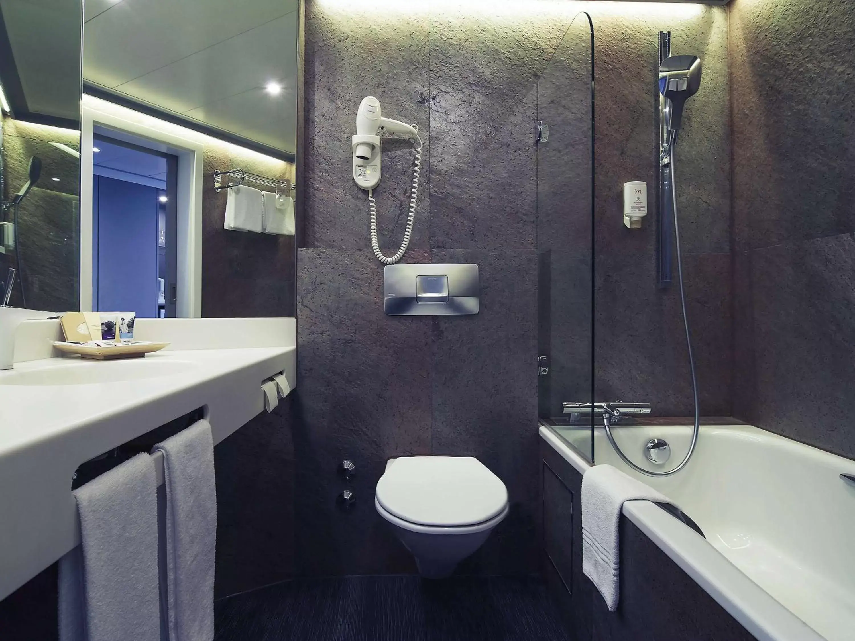 Shower, Bathroom in Mercure Biel