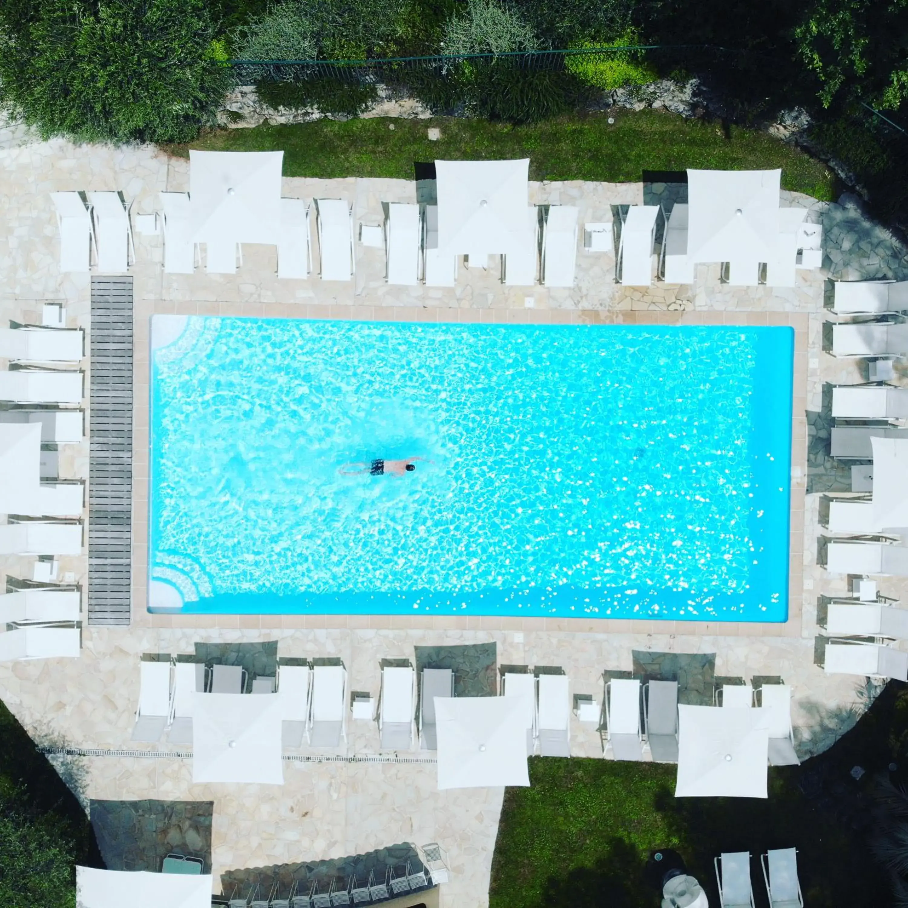 Swimming pool, Pool View in Hotel Restaurant La Vague de Saint Paul & Spa