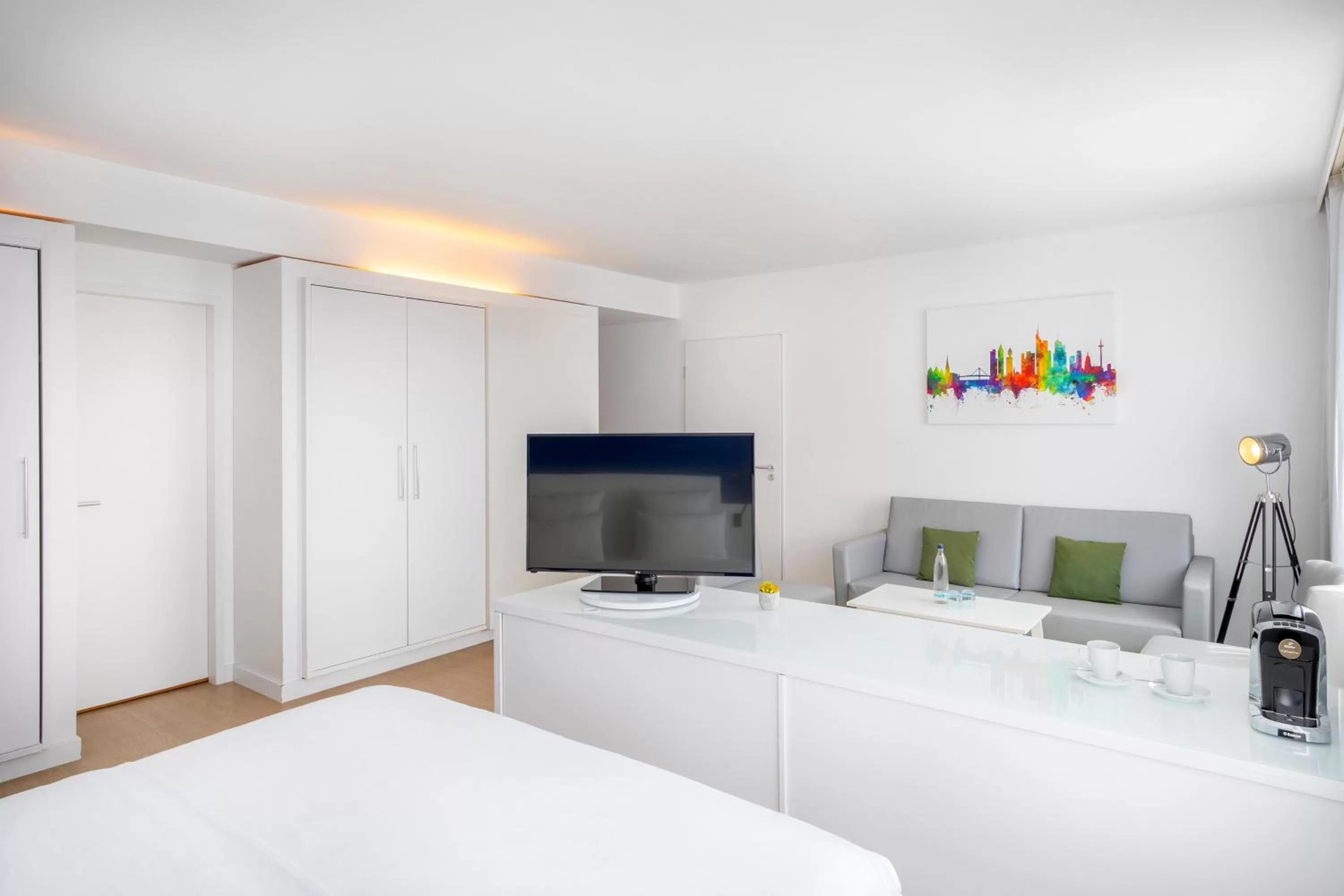 Bedroom, Bed in Hotel Frankfurt Messe Affiliated by Meliá