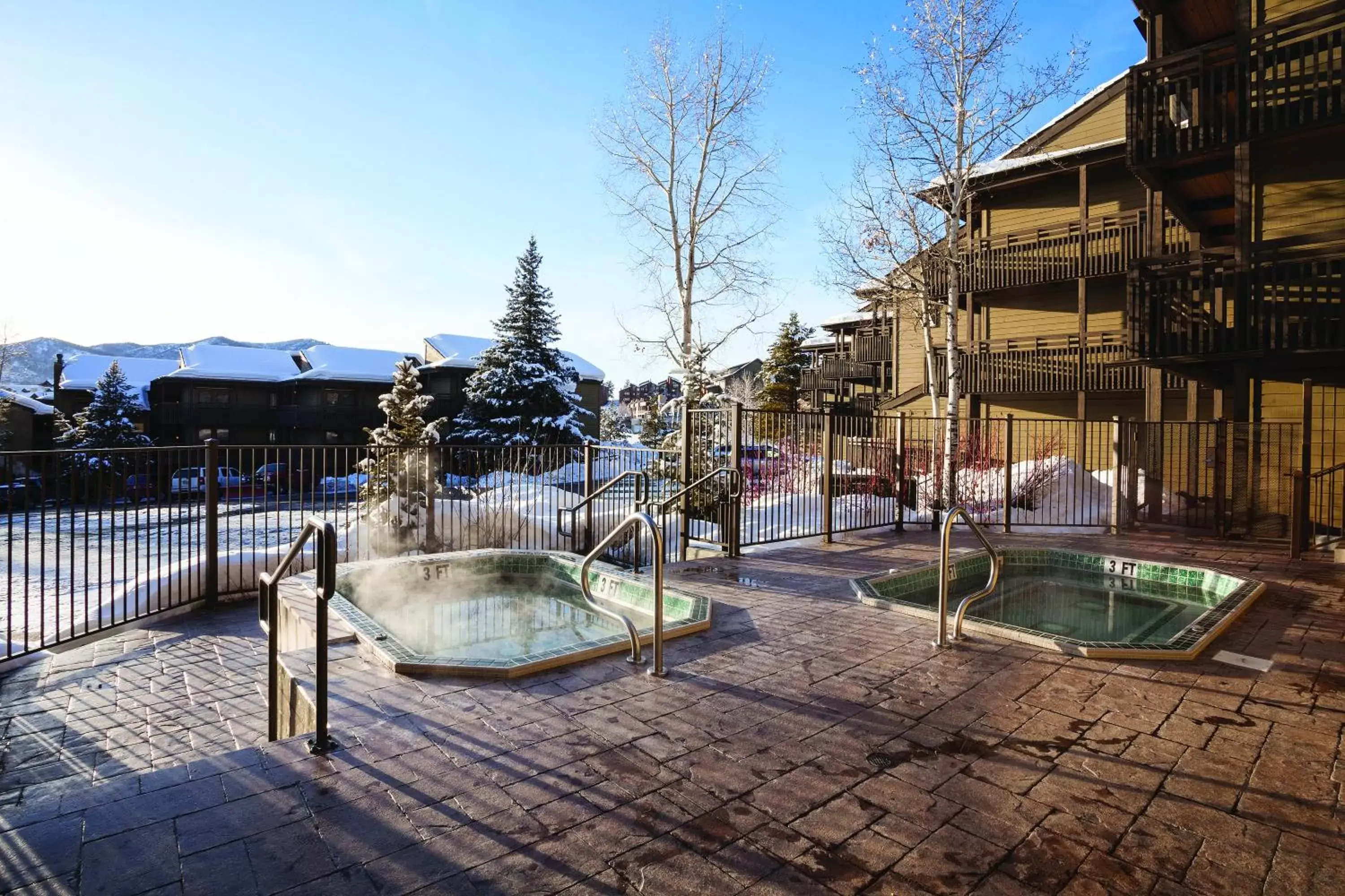 Winter, Swimming Pool in The Lodge at Steamboat by Vacasa