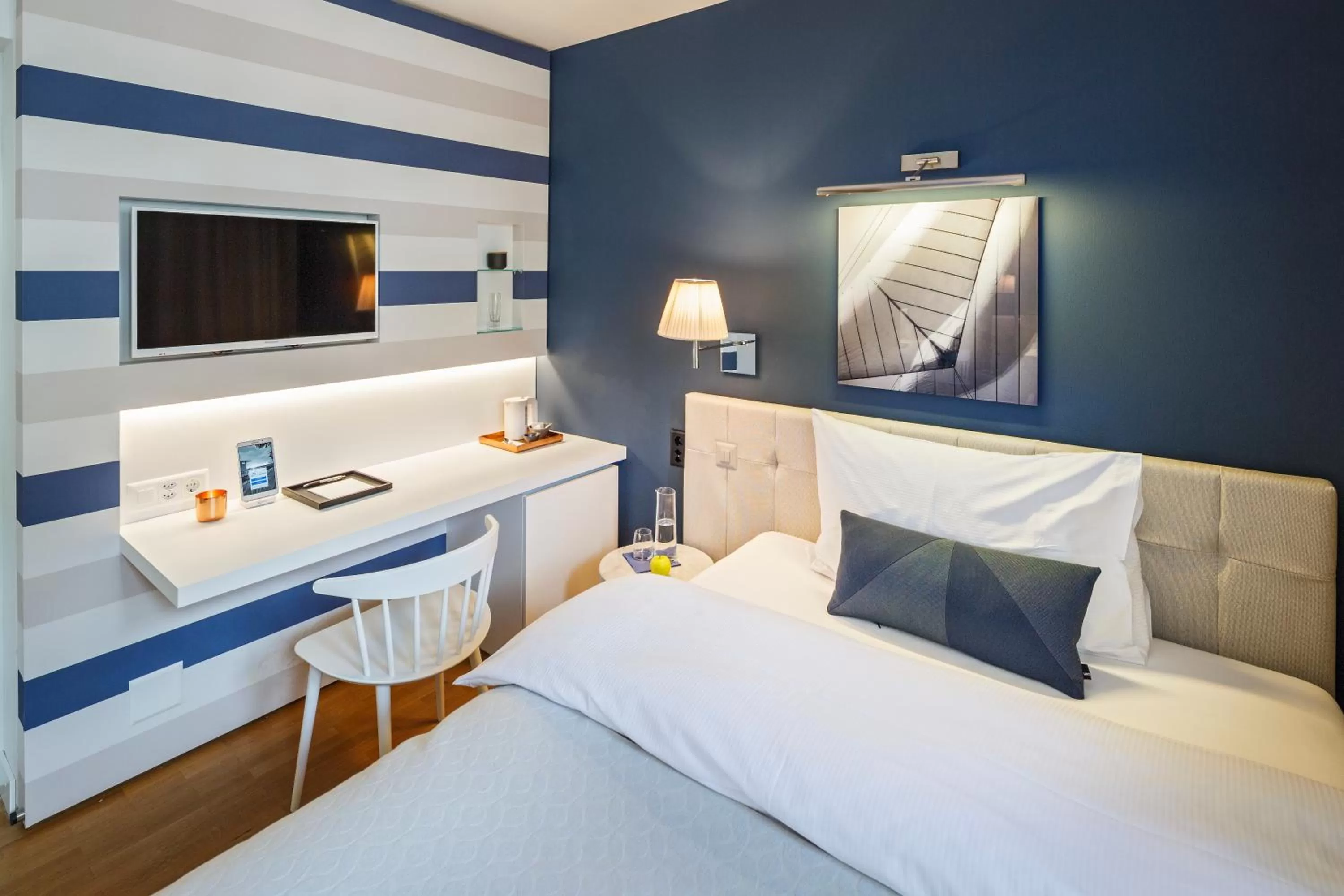 Seating area, Bed in Hotel Seehof