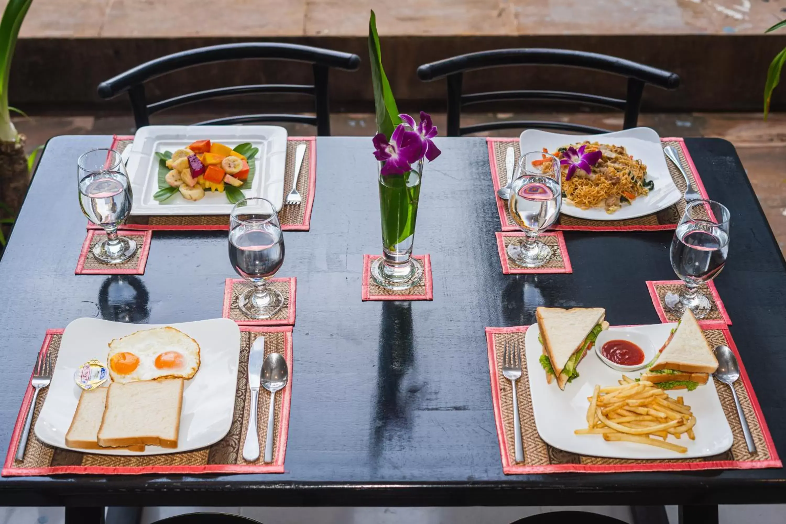 Continental breakfast in The Rabbit Hole Hotel & SPA Continental breakfast in The Rabbit Hole Hotel & SPA