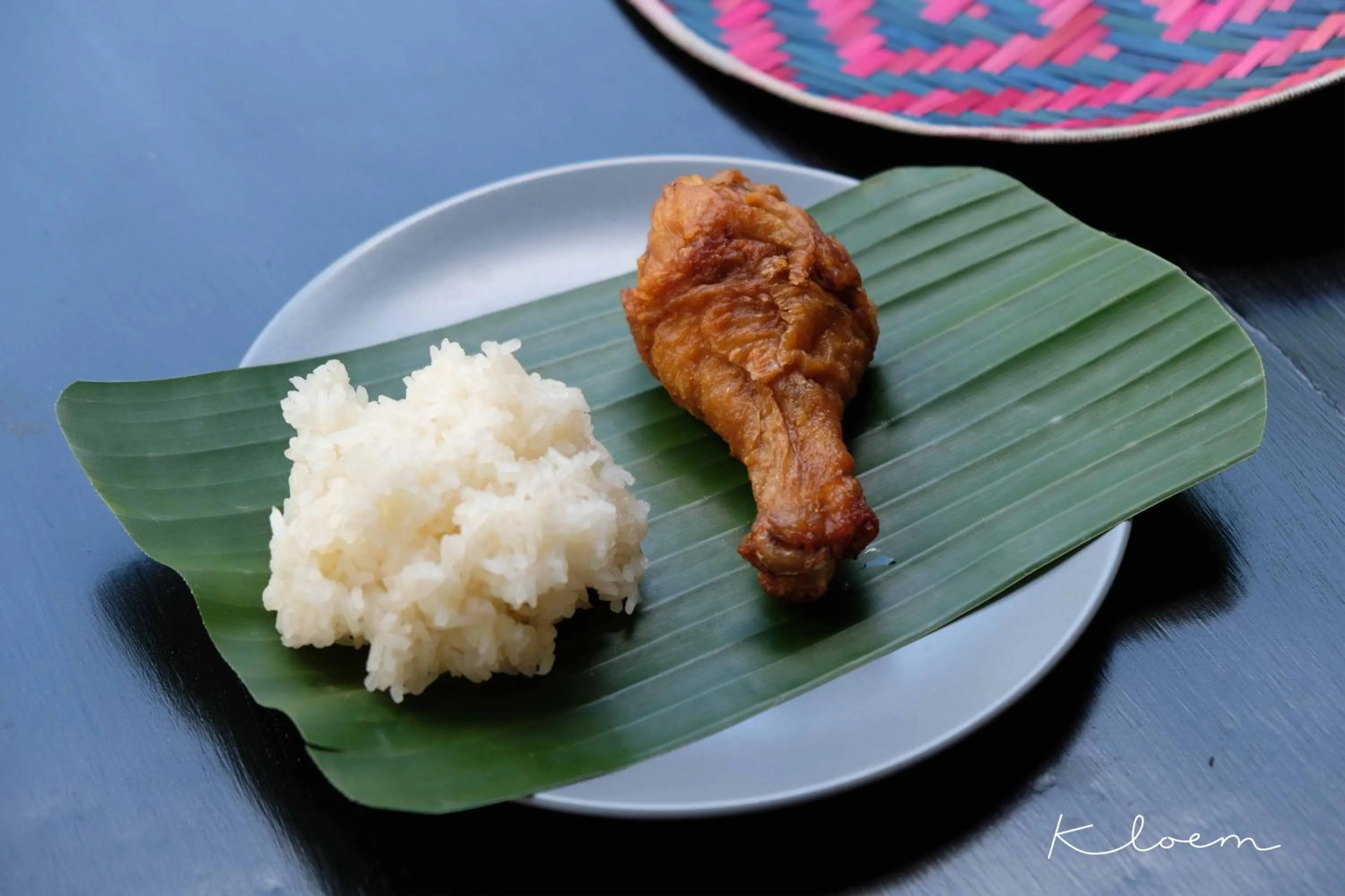 Food close-up in Kloem Hostel
