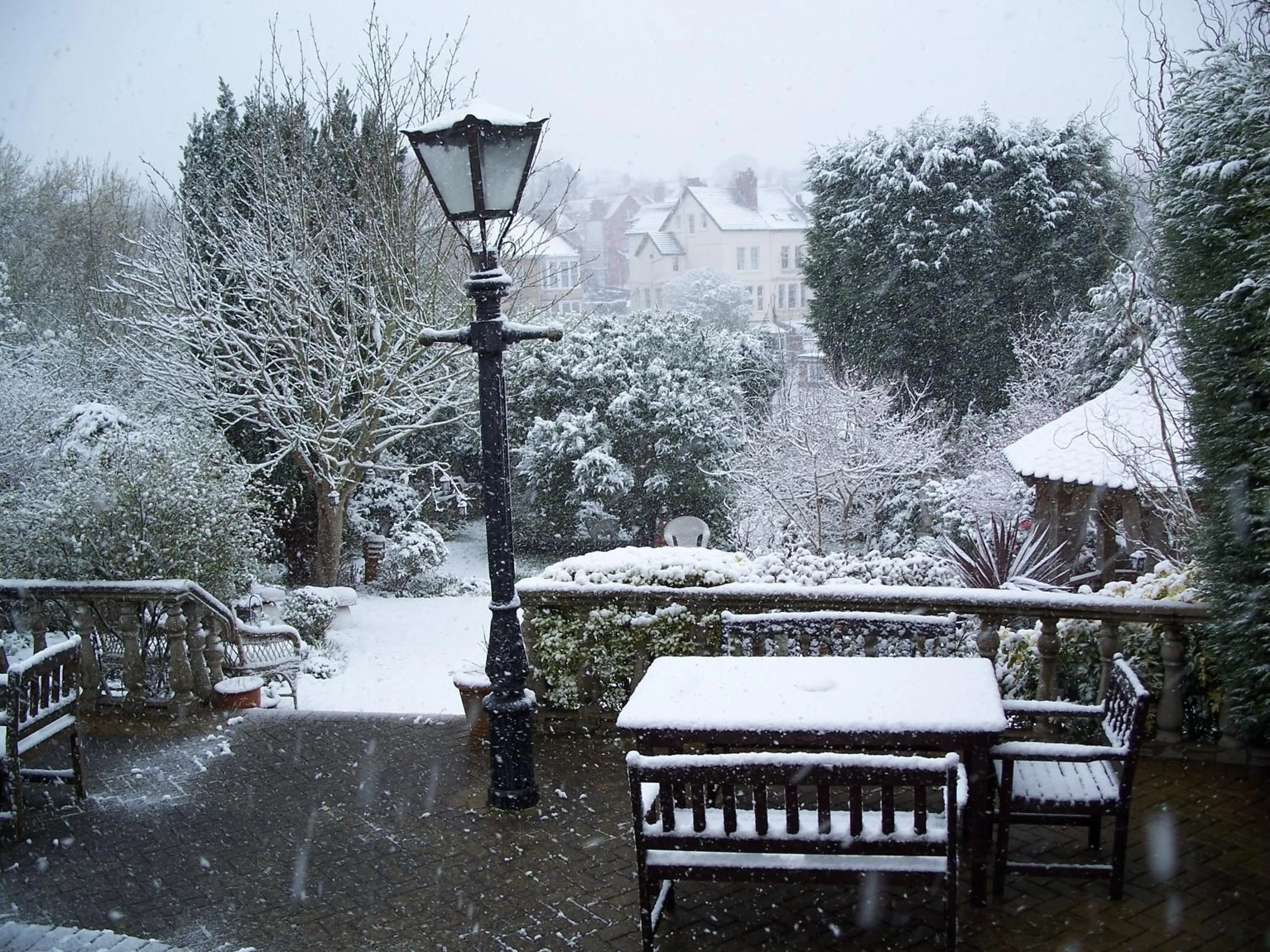Patio in Tower House 1066