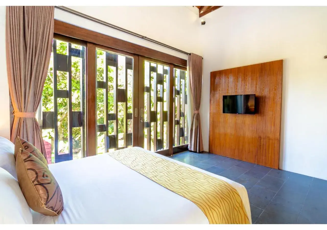 Bed in The Canggu Boutique Villas and Spa