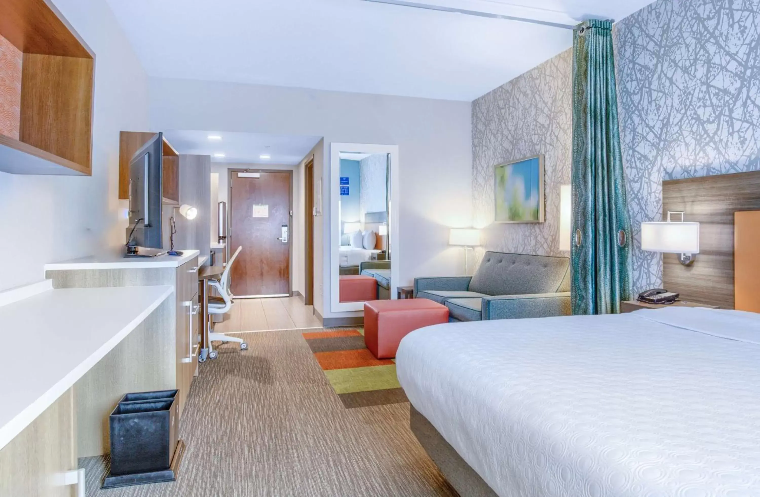 Bedroom, Bed in Home2 Suites by Hilton Mobile West I-10 Tillmans Corner Bedroom, Bed in Home2 Suites by Hilton Mobile West I-10 Tillmans Corner