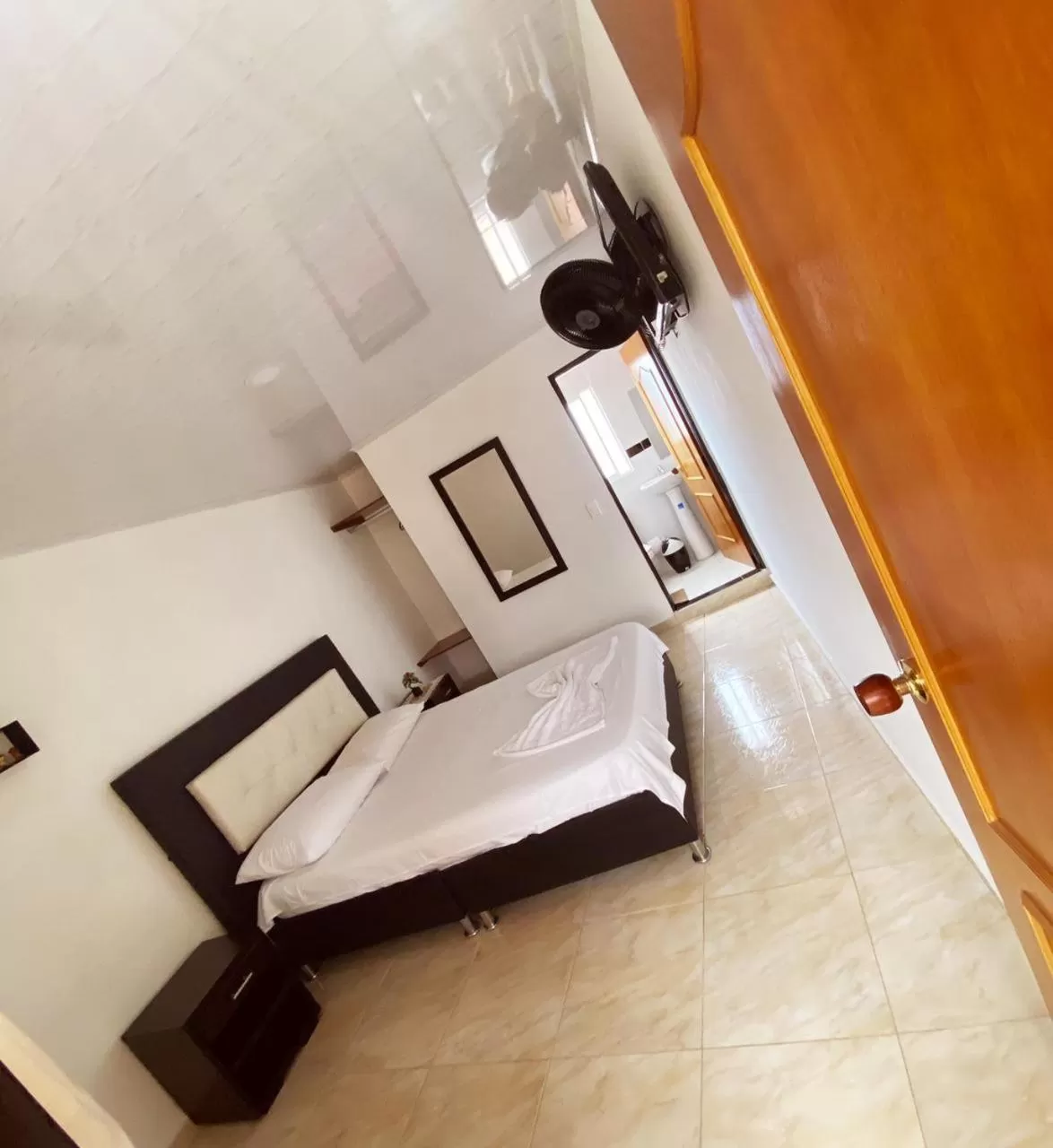 Property building, Bed in Hotel Mirador de Santa Bárbara