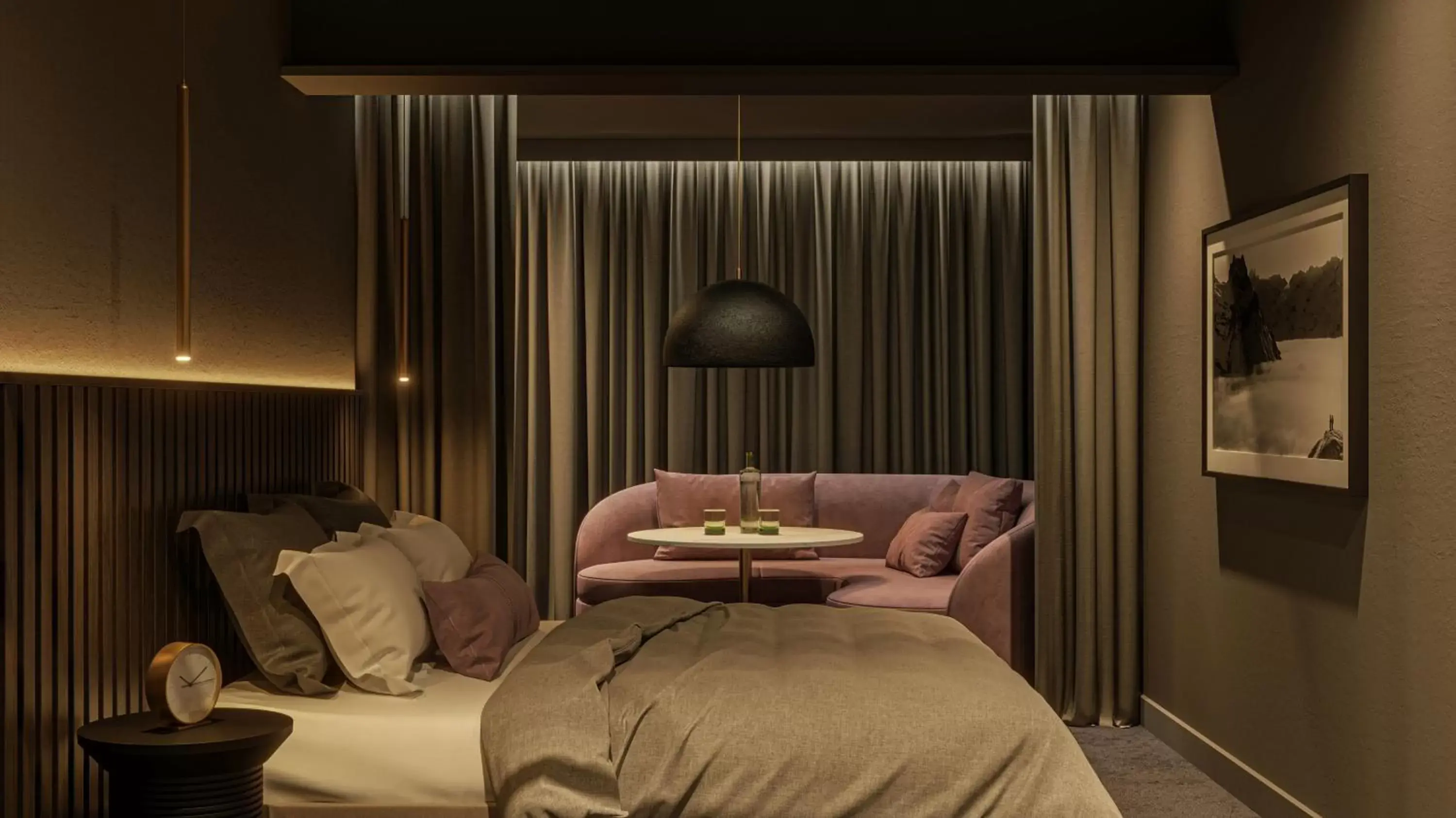 Bed in Velvet Hotel