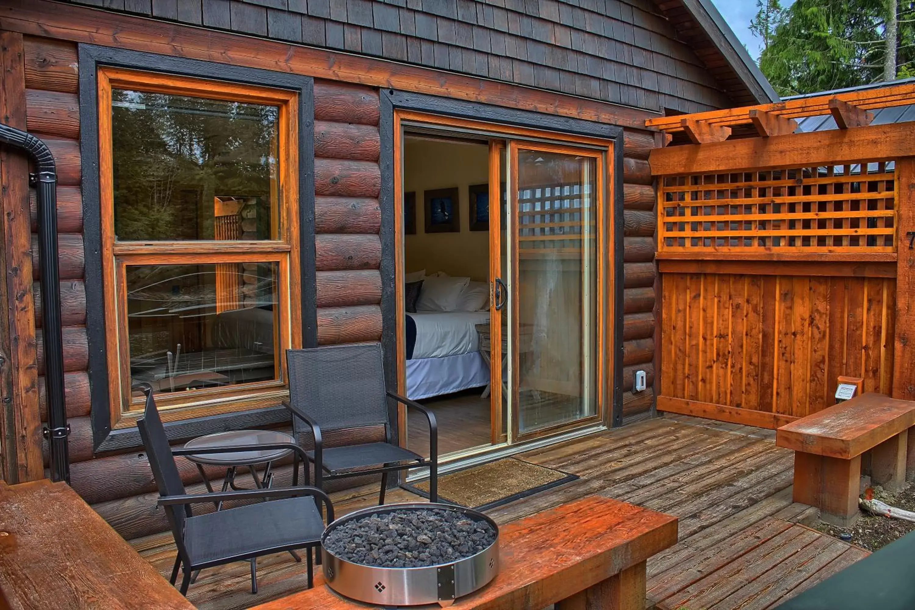 Balcony/Terrace in Wild Renfrew Seaside Cottages