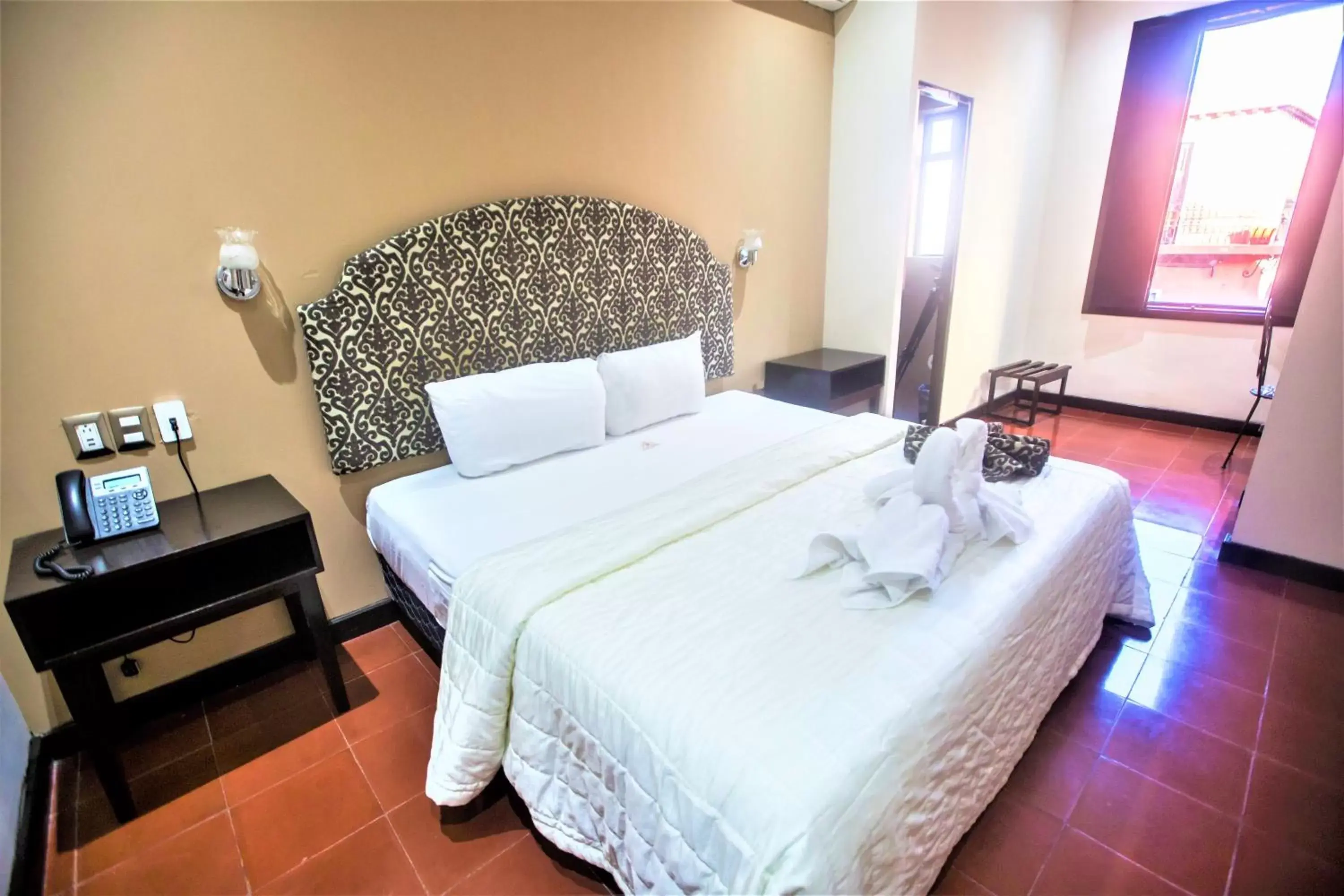 Bed in Hotel Merida