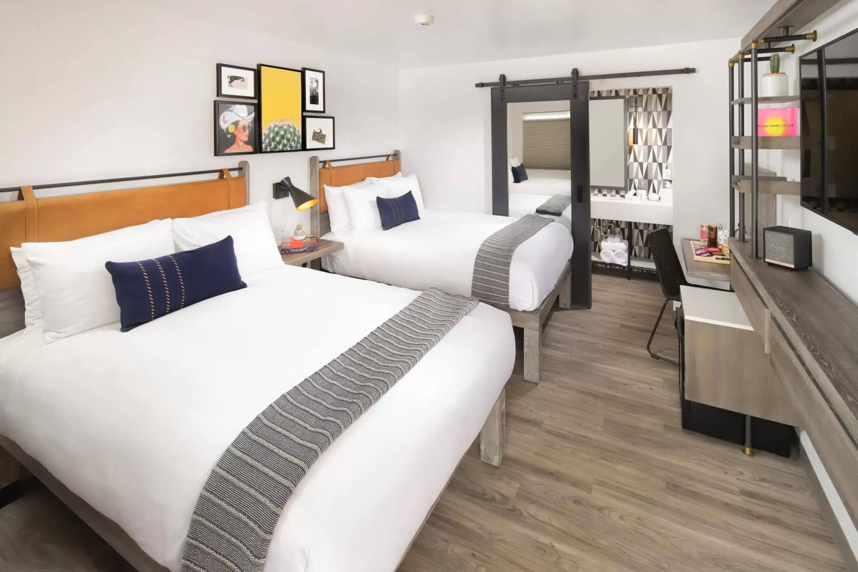 Bed in The Tuxon Hotel, Tucson, a Member of Design Hotels