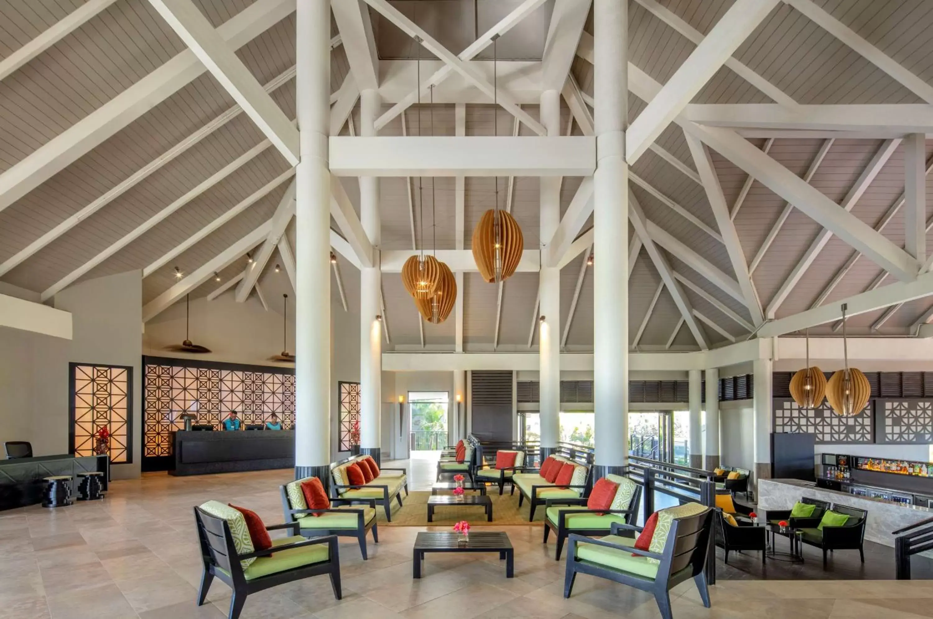 Lobby or reception, Restaurant/Places to Eat in Radisson Blu Resort Fiji