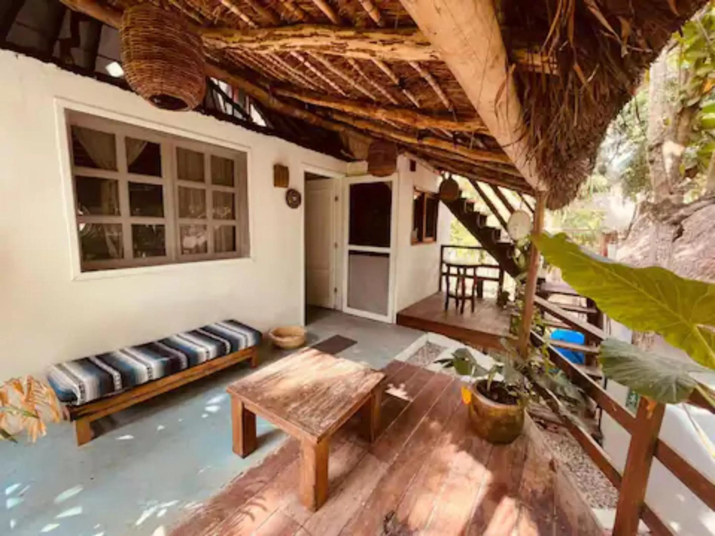 Balcony/Terrace, Seating Area in Dos Ceibas Tulum Feel Good Hotel