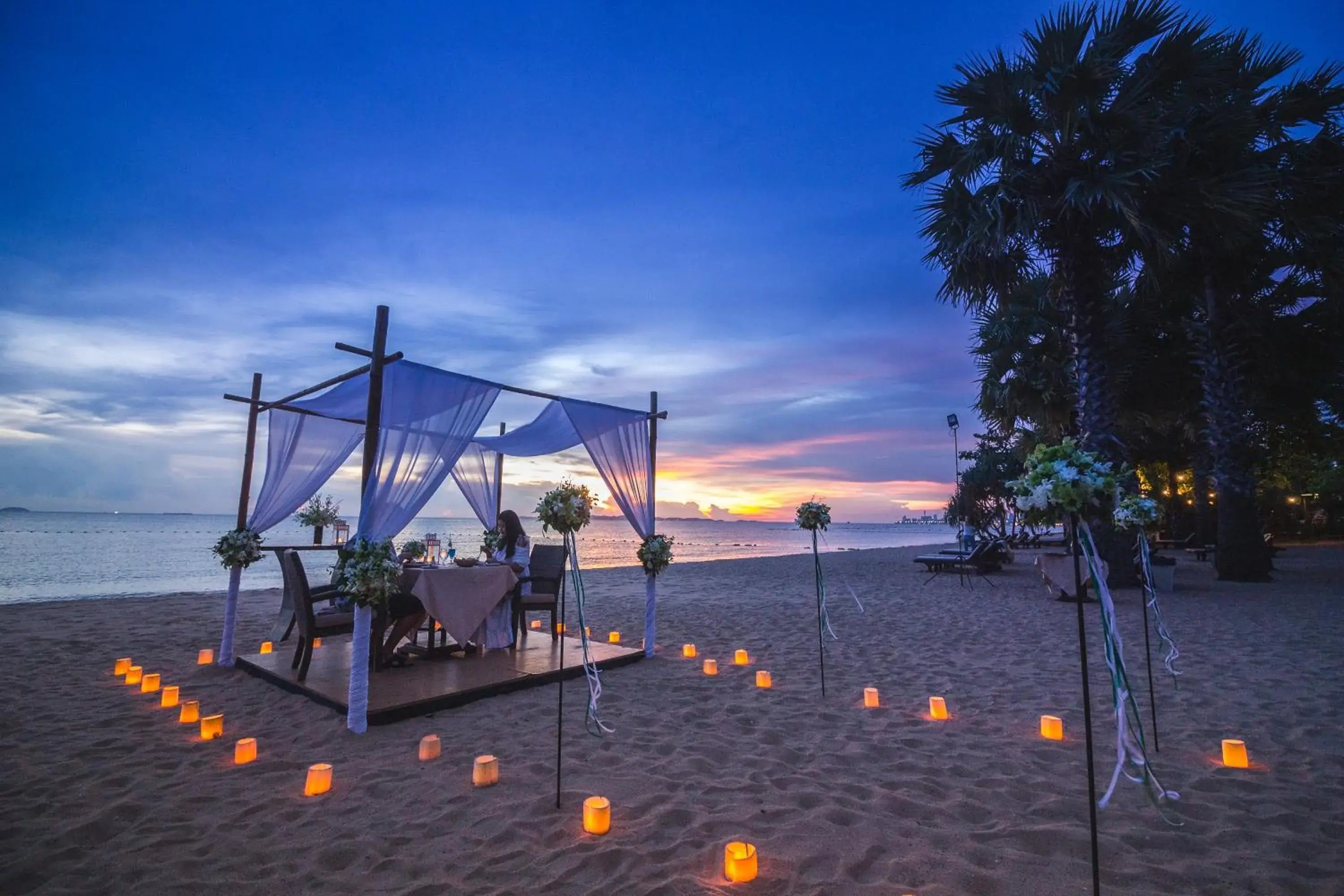 Sunset, Beach in Ravindra Beach Resort & Spa - SHA Extra Plus