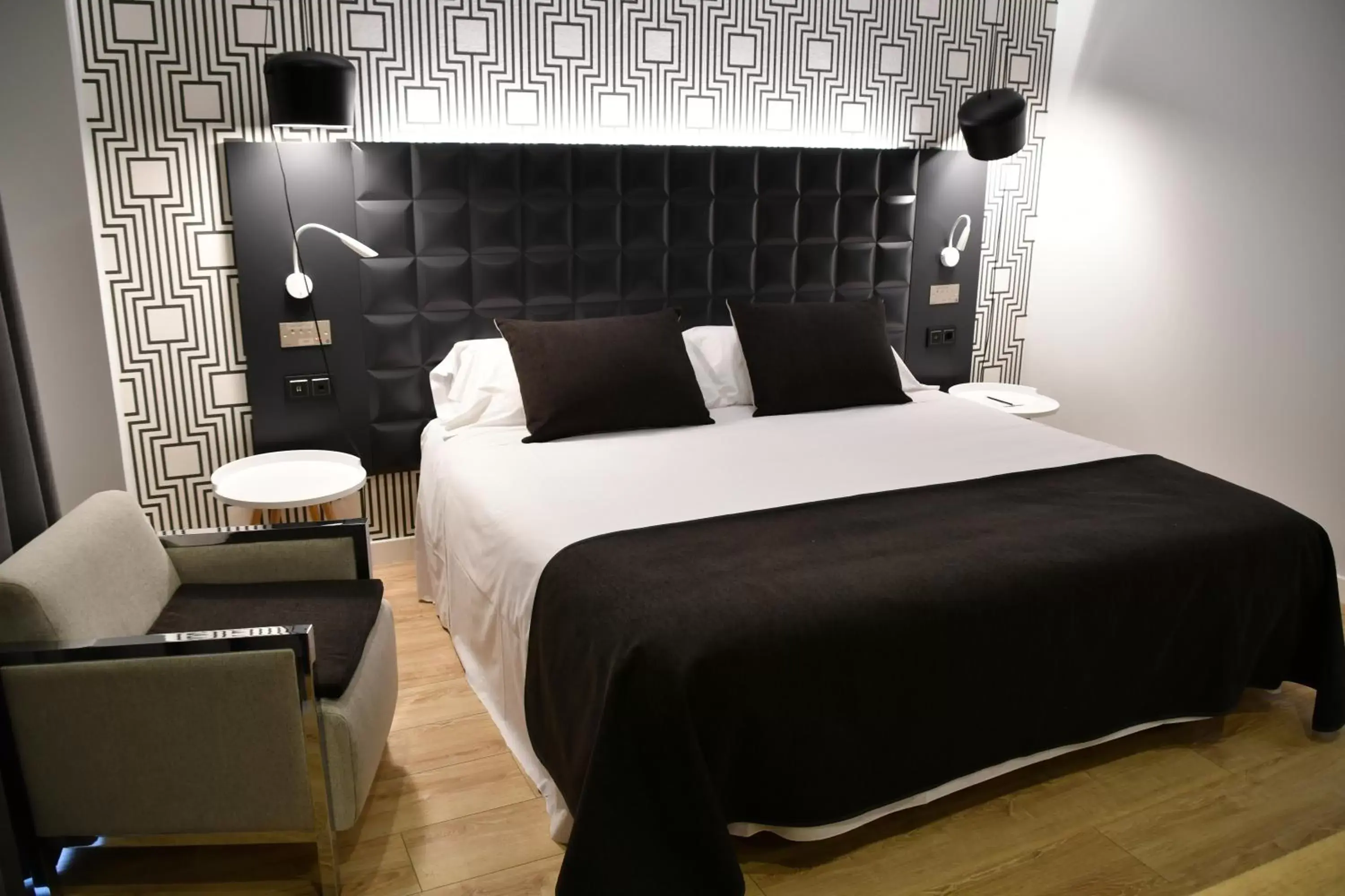 Bedroom, Bed in Hotel Class Valls