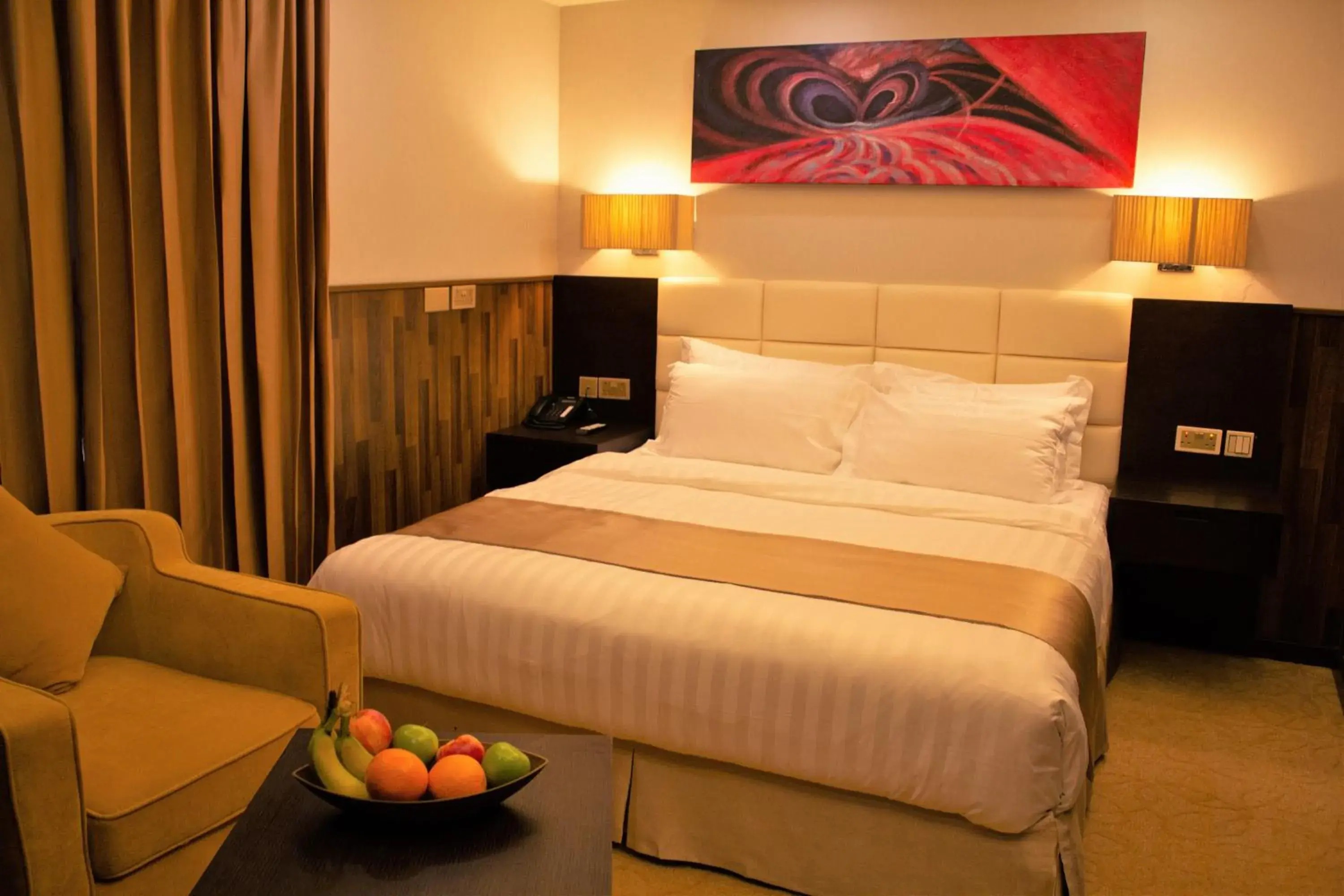 Bed in The Secure Inn Hotel Muscat Bed in The Secure Inn Hotel Muscat