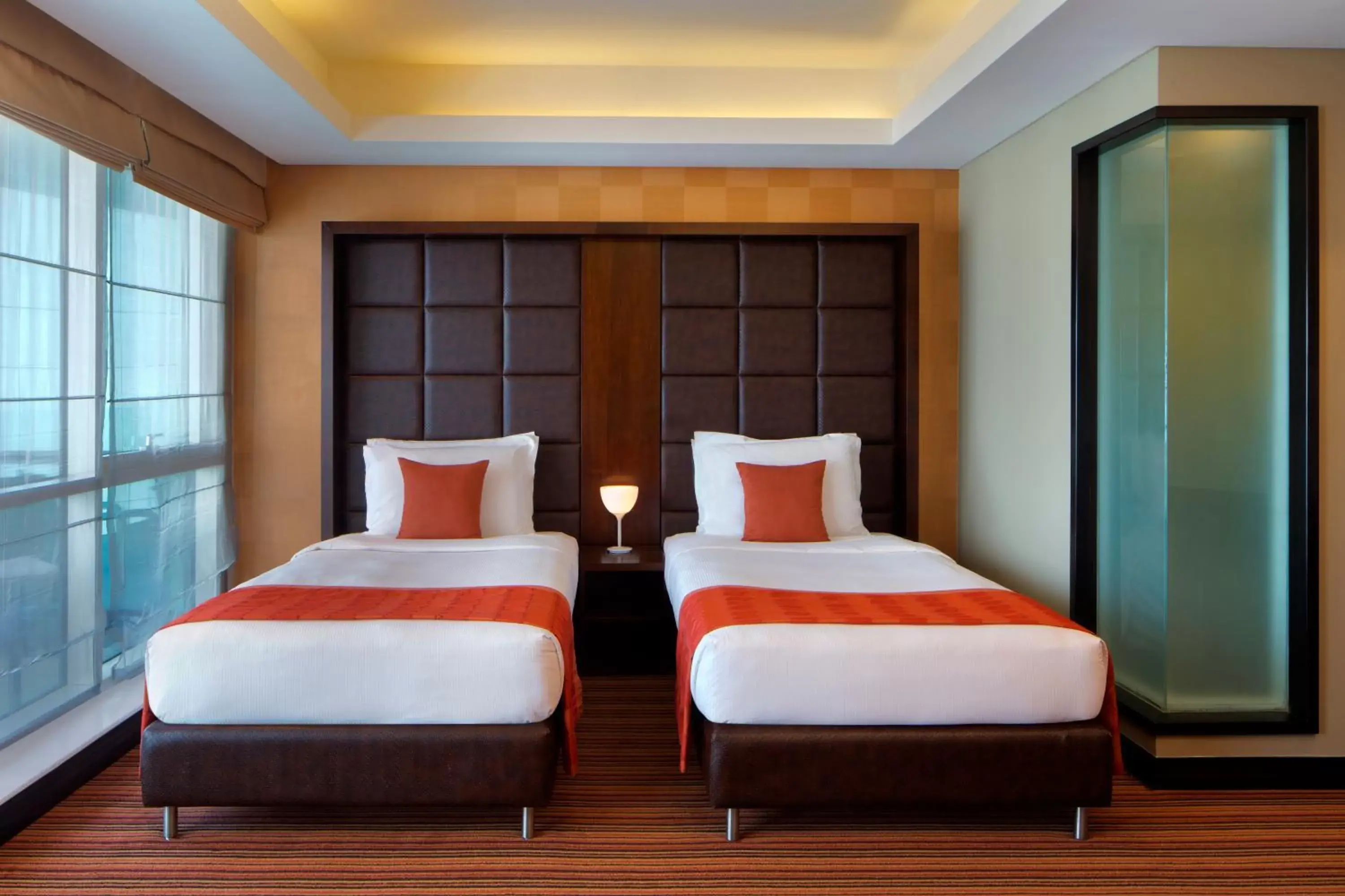 Bed in Radisson Blu Hotel, Dubai Media City
