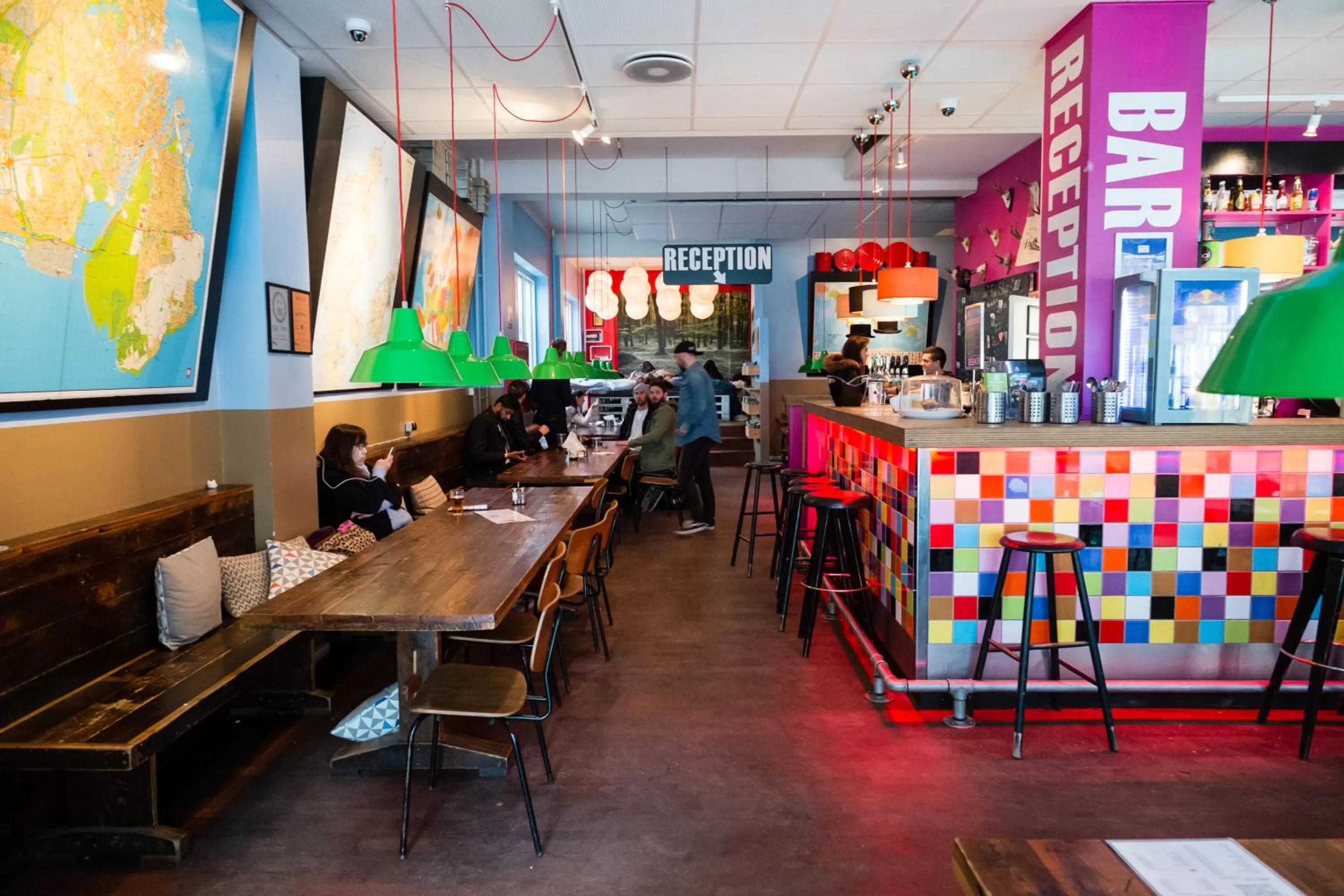 Lounge or bar in Copenhagen Downtown Hostel