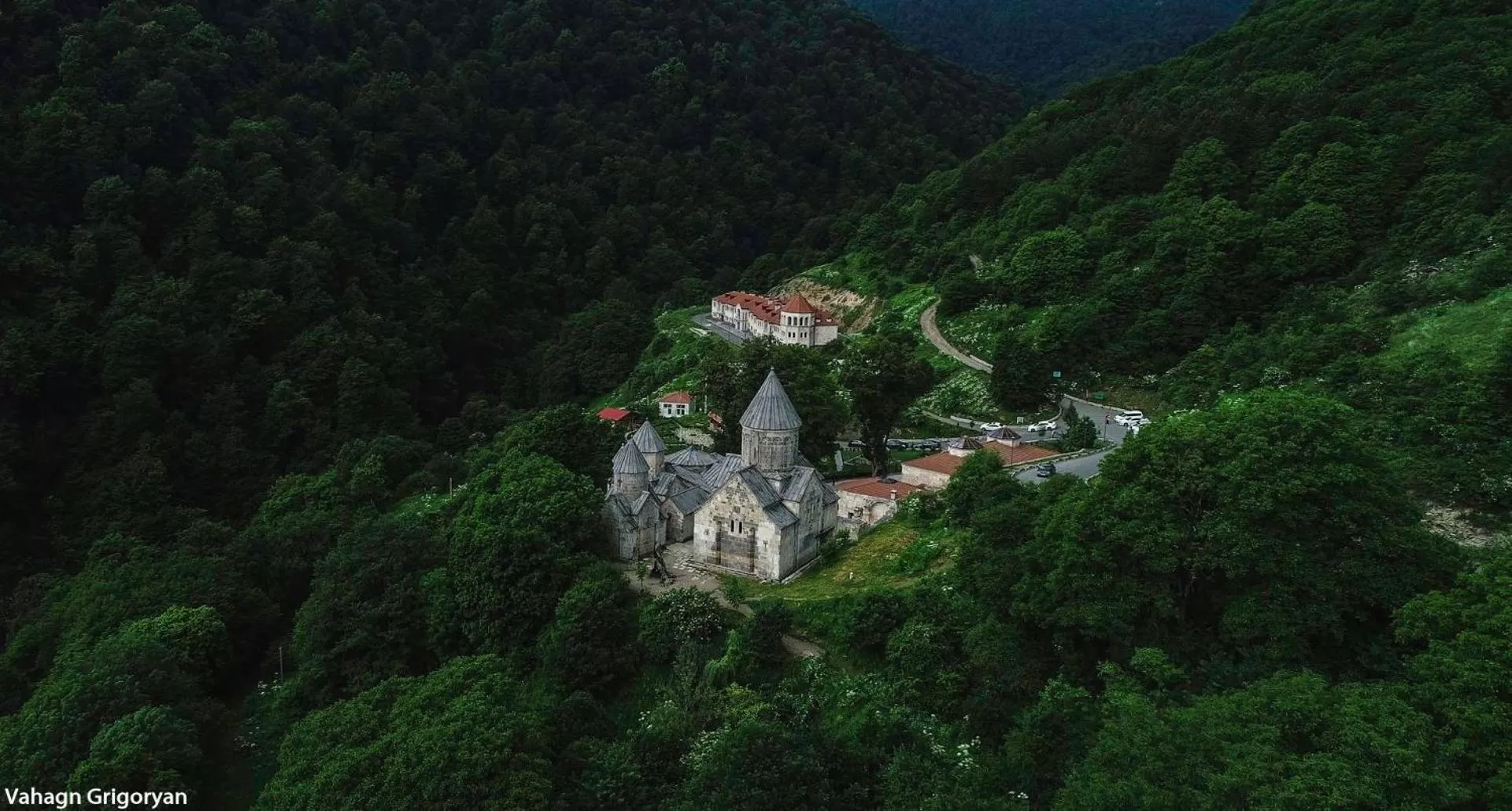 Bird's eye view in Vanatun Monastery Stay
