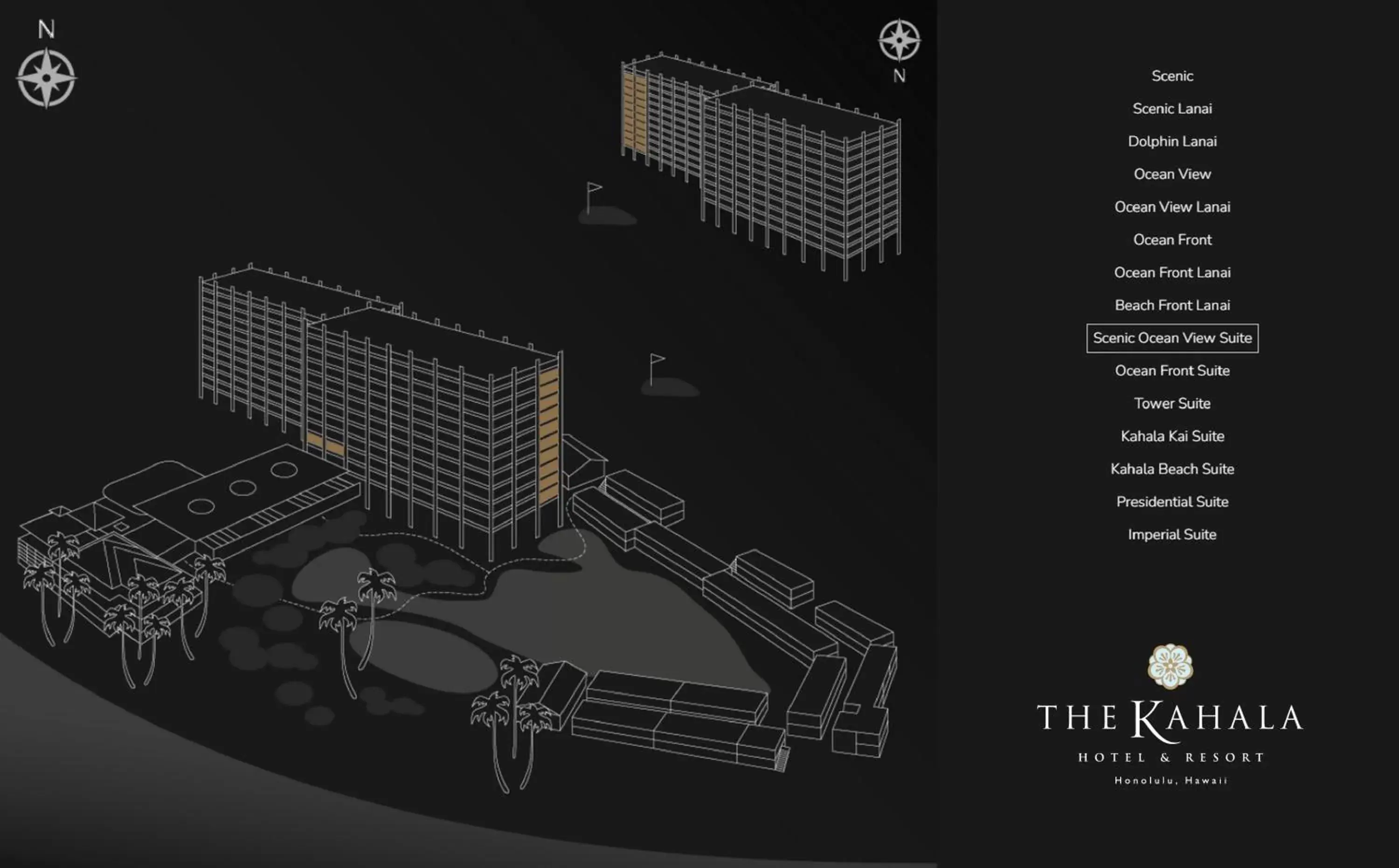 Floor Plan in The Kahala Hotel and Resort