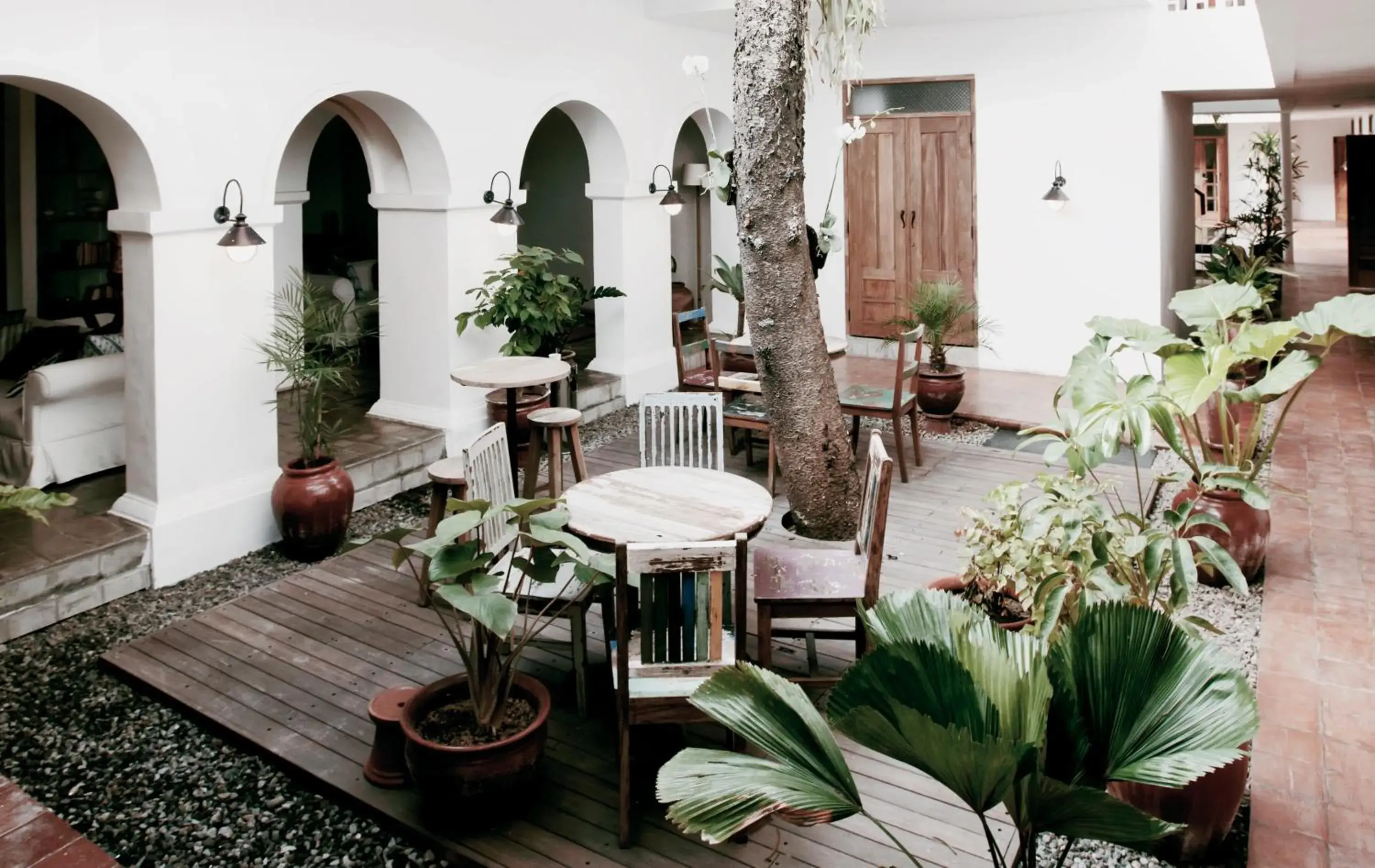 Patio in Adhisthana Hotel Yogyakarta