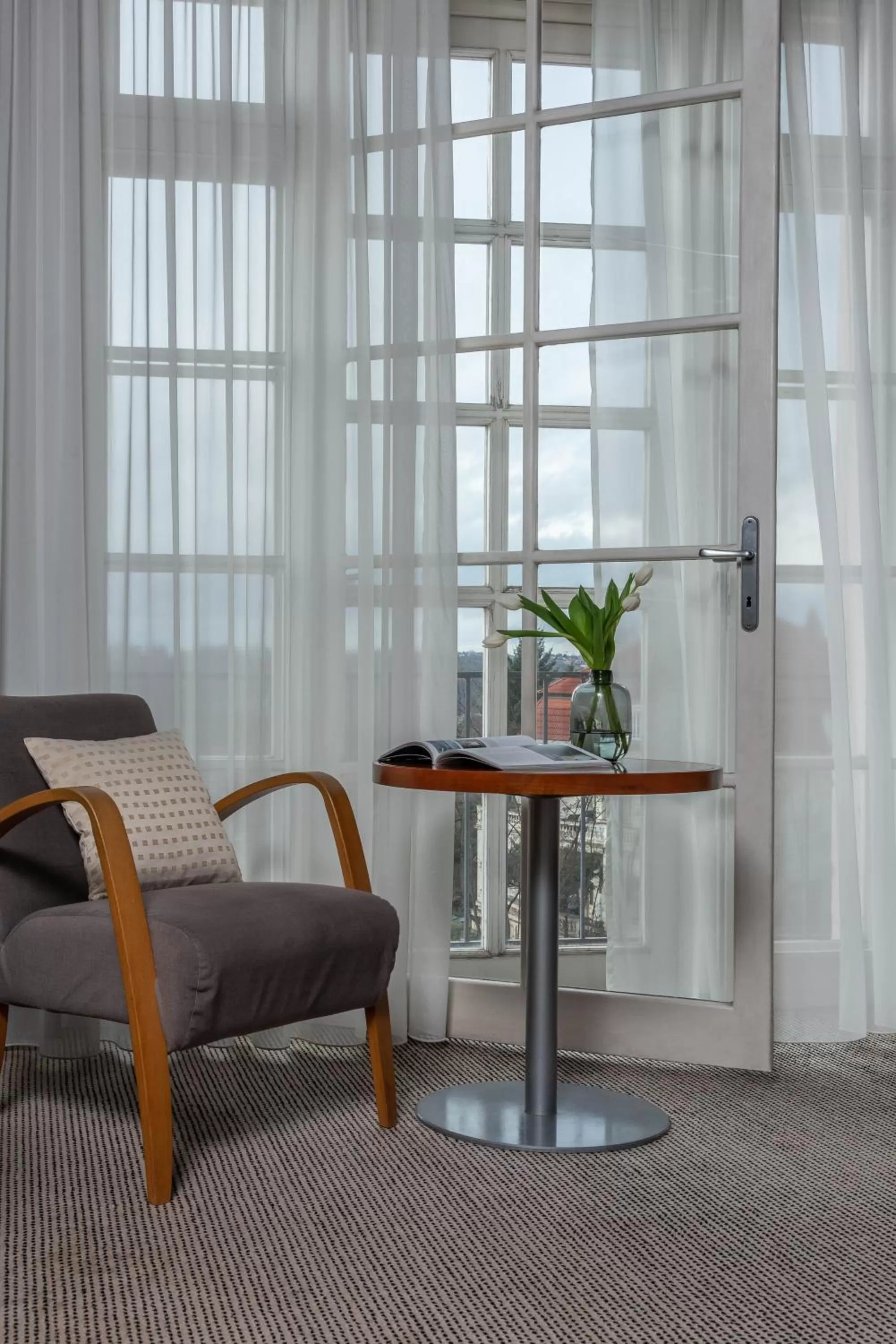 Seating area in Art Hotel Prague