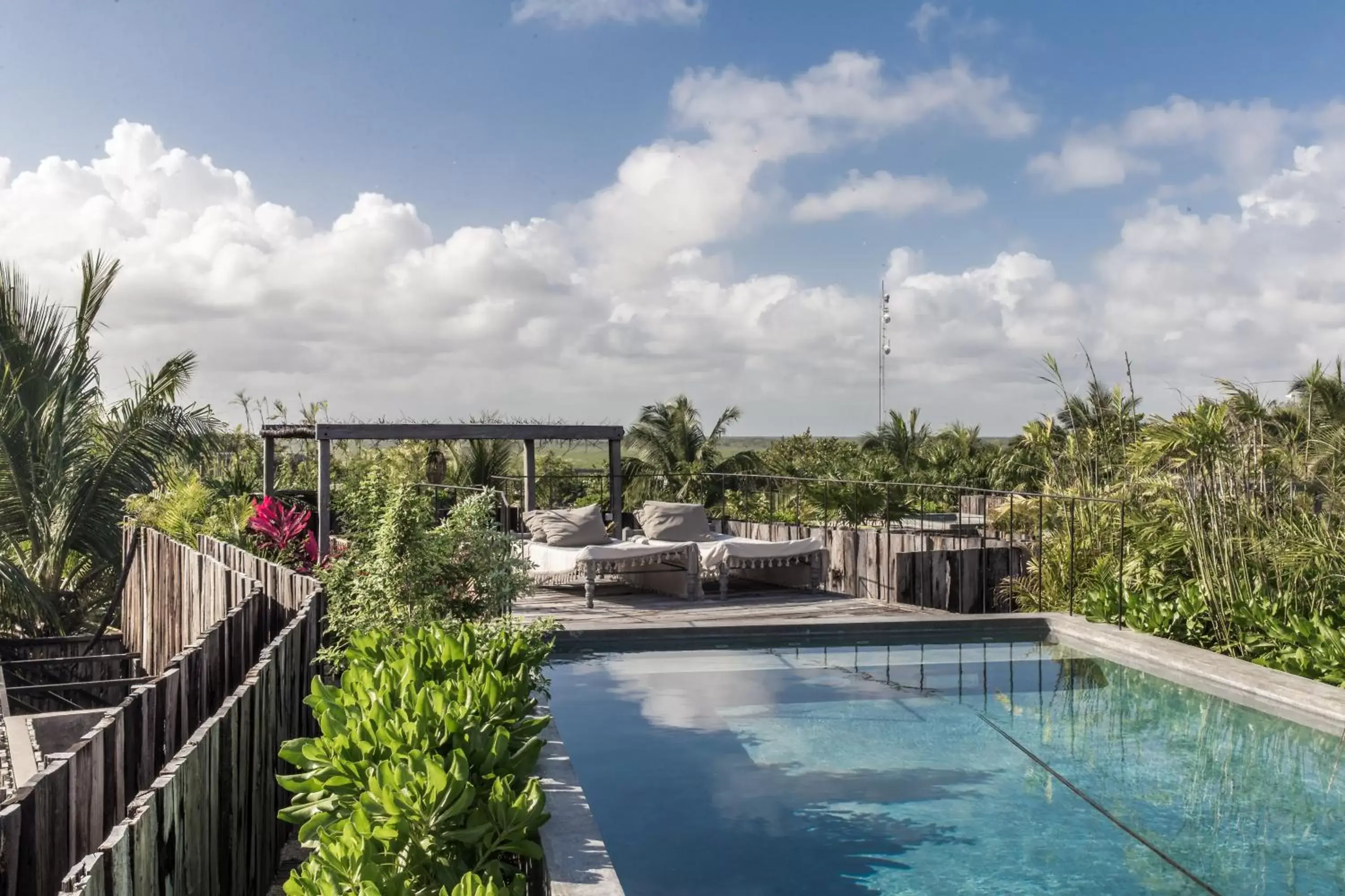 Balcony/Terrace, Pool View in Be Tulum Beach & Spa Resort