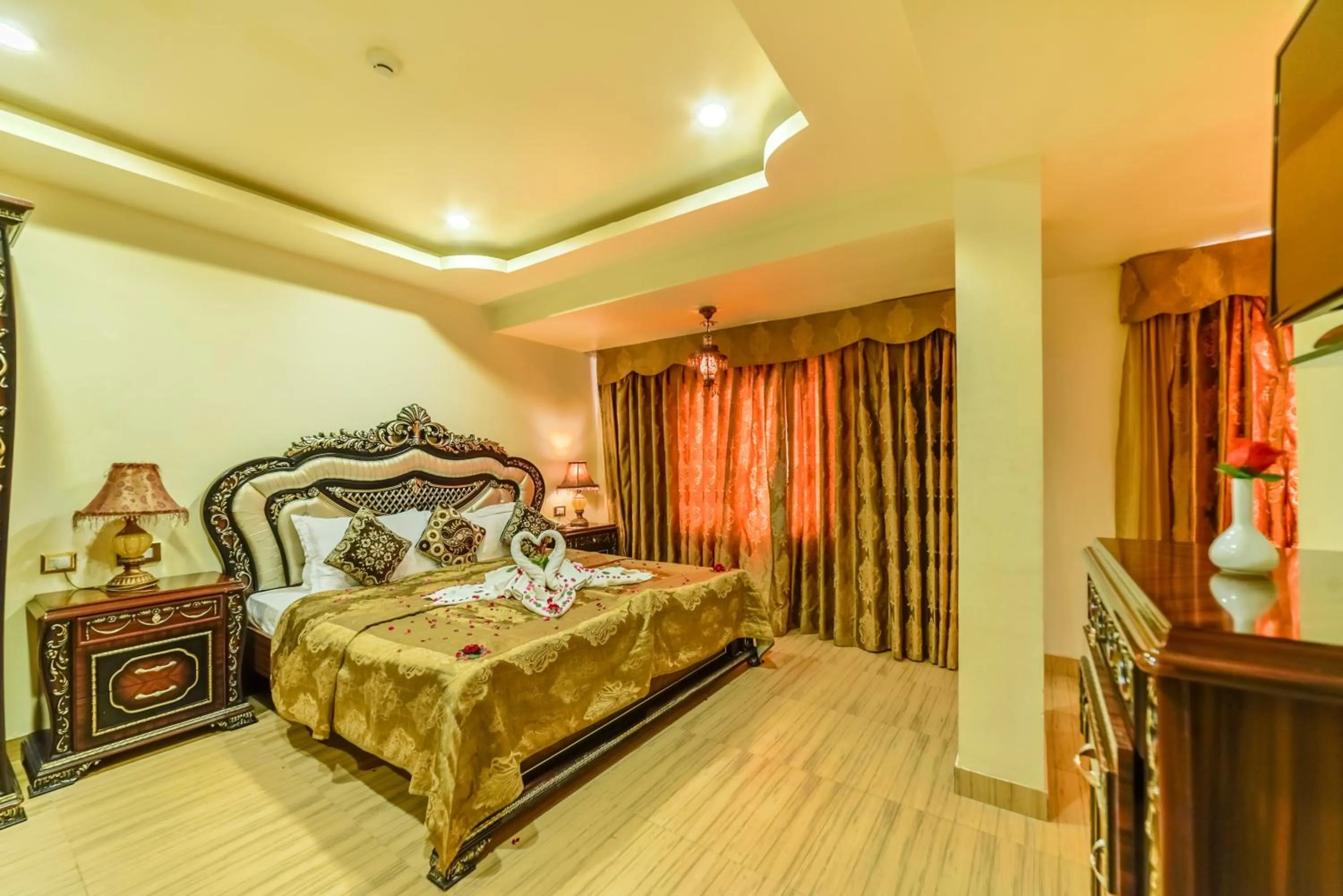 Bedroom, Bed in Chokhi Dhani The Palace Hotel