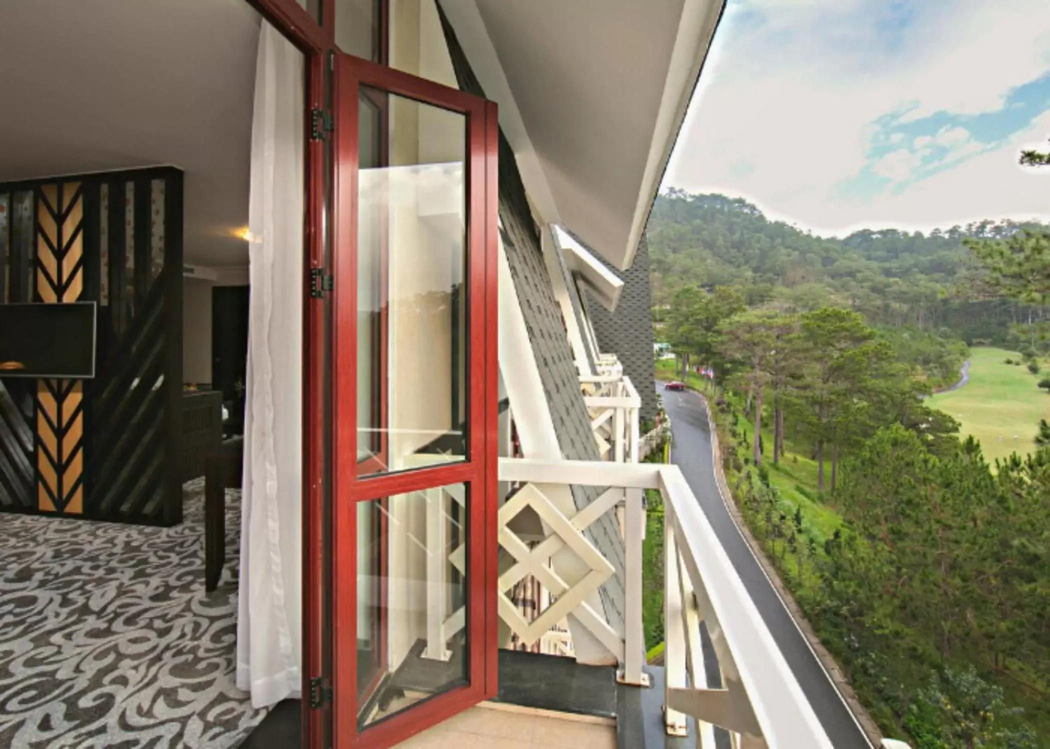 Balcony/Terrace in Swiss-Belresort Tuyen Lam