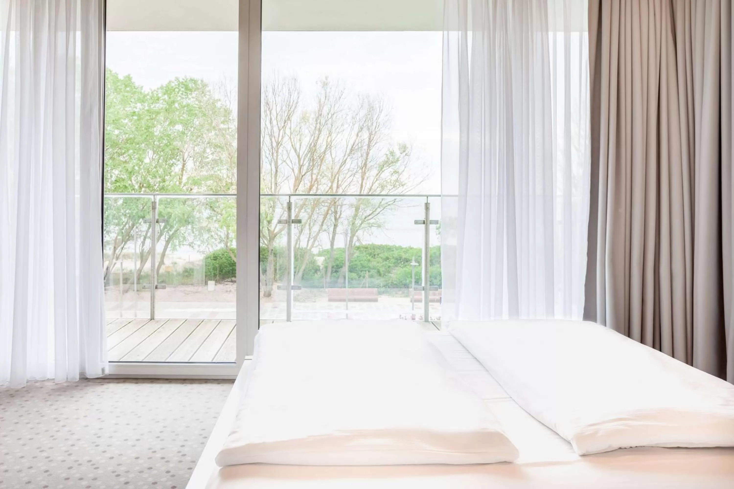 View (from property/room), Bed in Ultra Marine by Zdrojowa