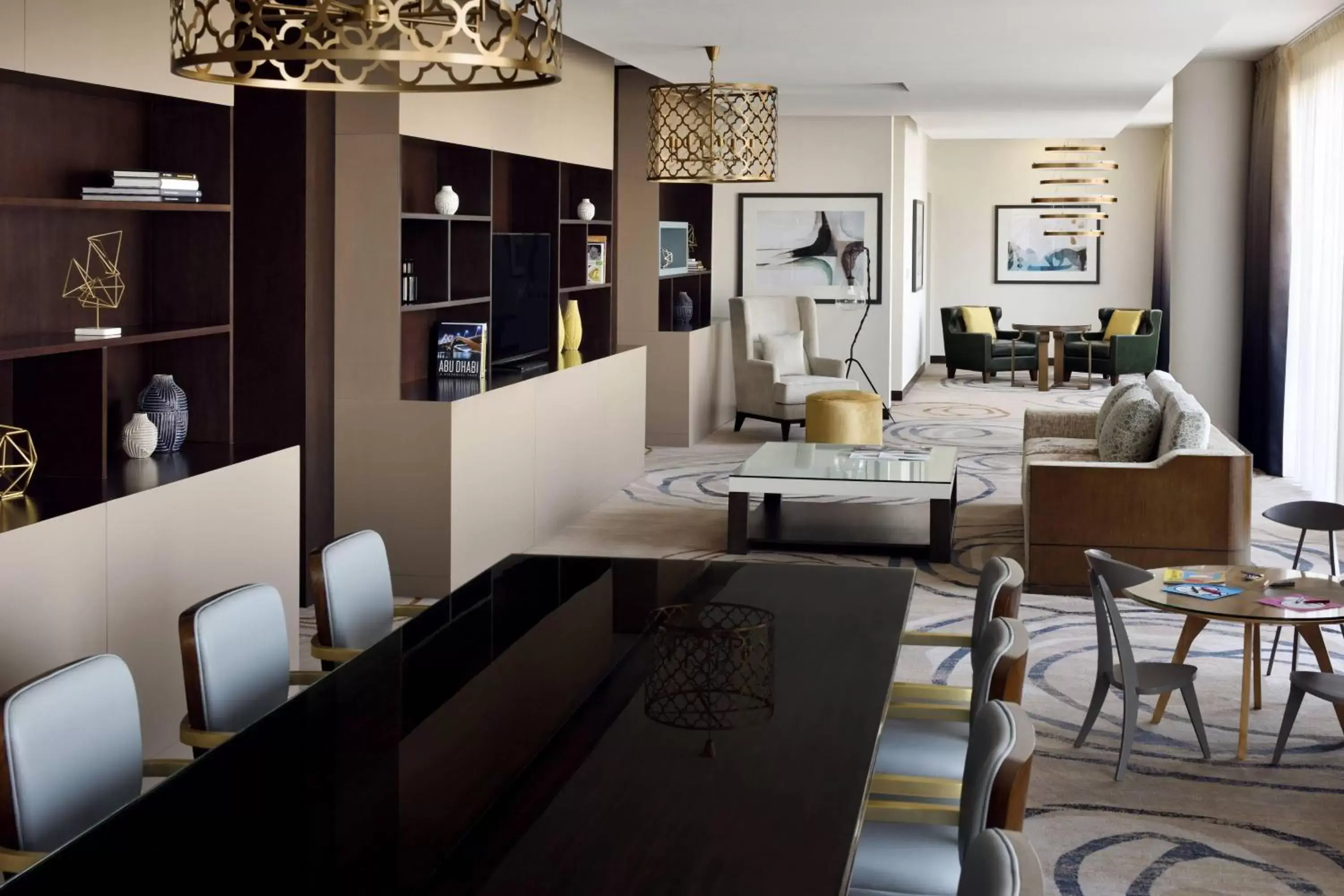 Lounge or bar, Restaurant/Places to Eat in Marriott Executive Apartments Downtown, Abu Dhabi