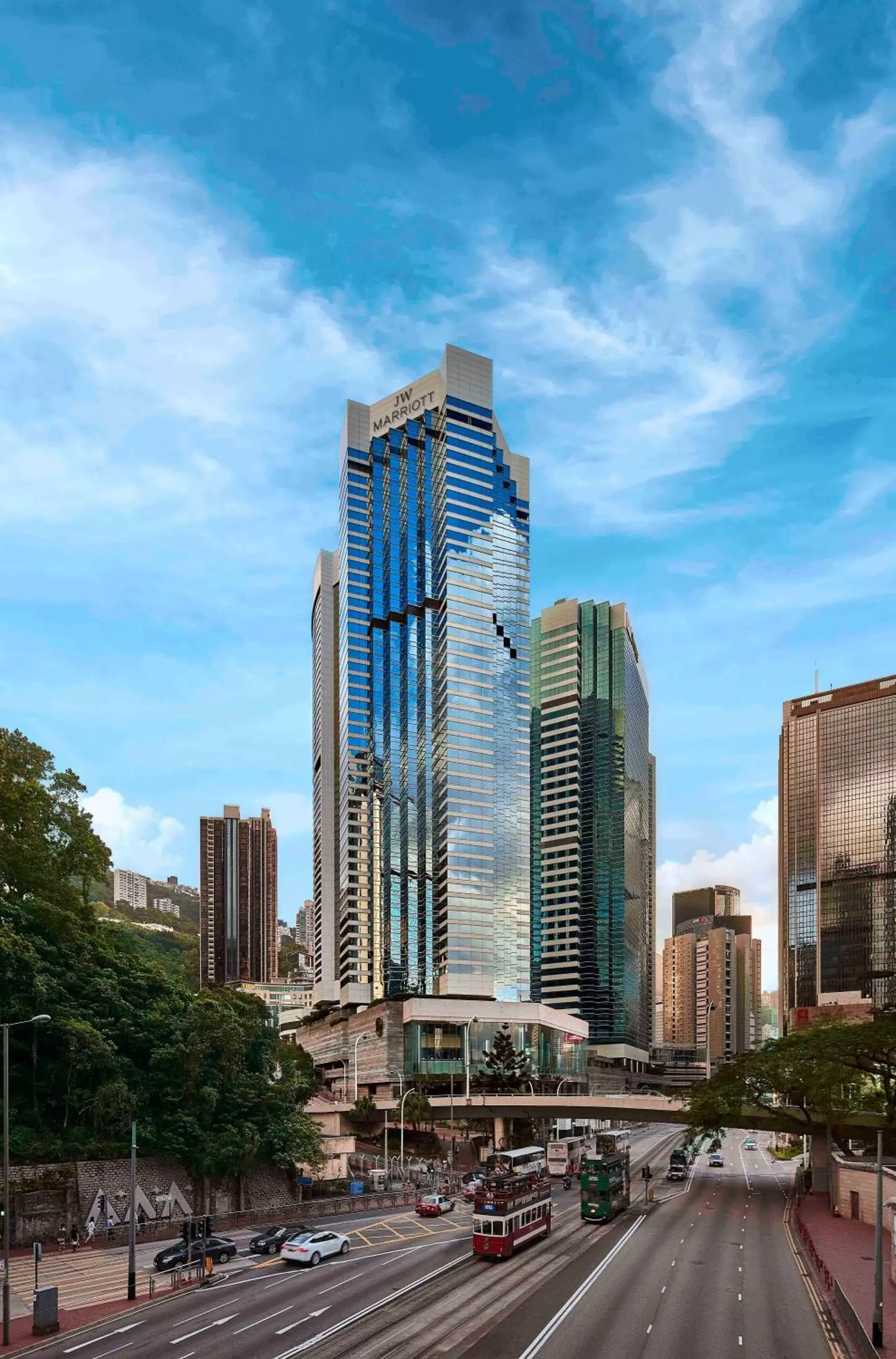 Landmark view in JW Marriott Hotel Hong Kong