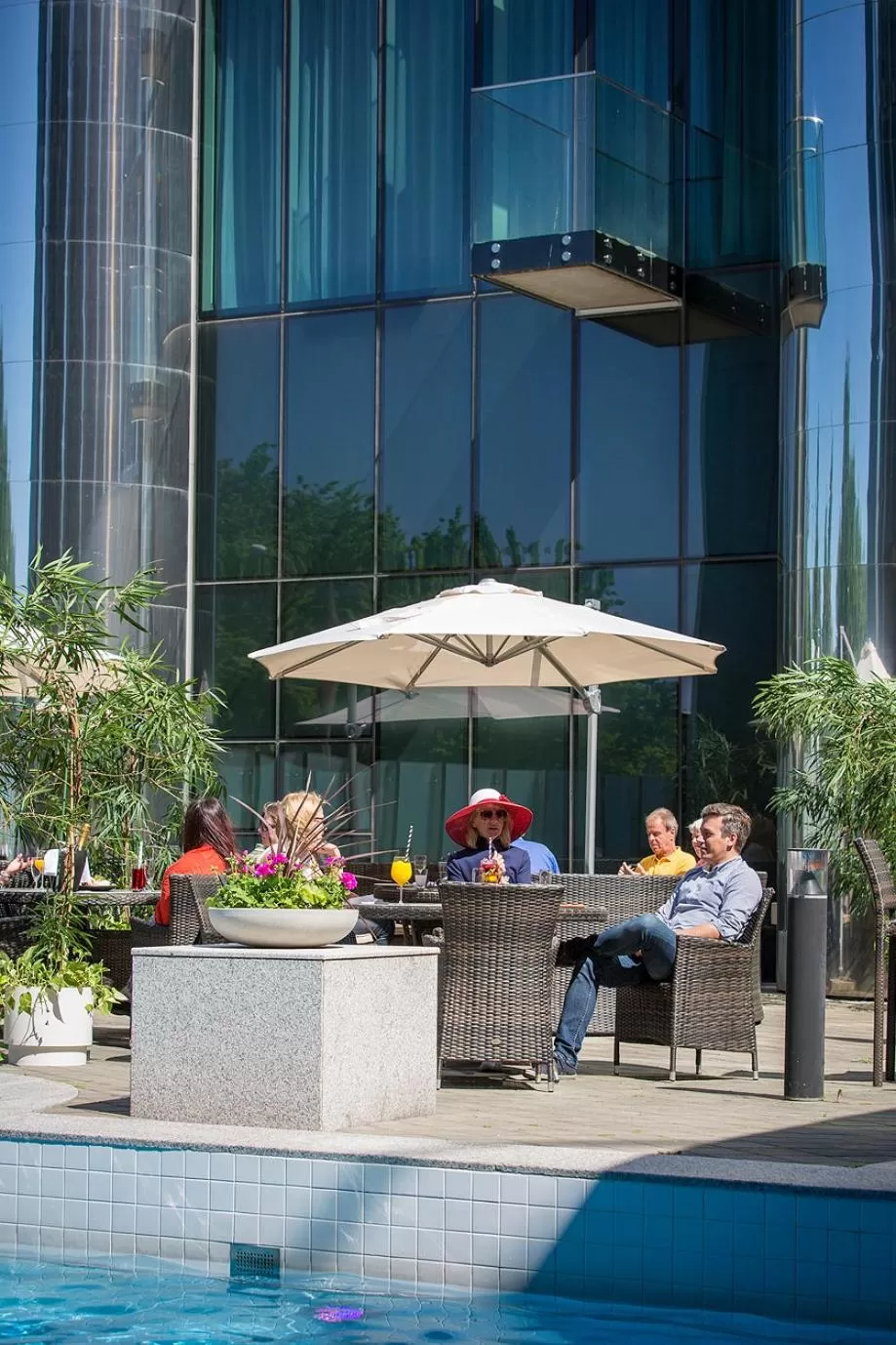 People in Tallink Spa & Conference Hotel