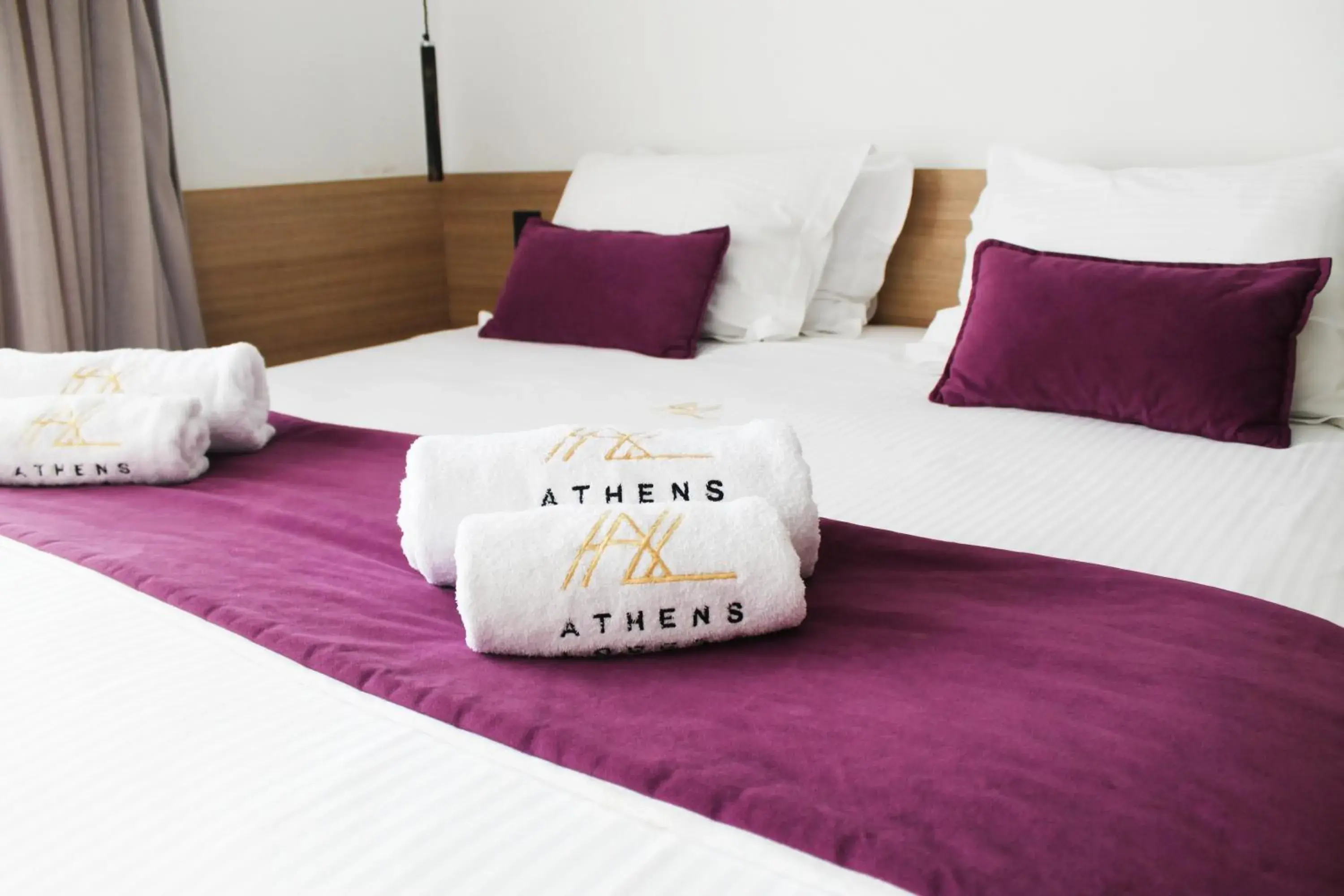 Bed in Athens Lodge Boutique Hotel