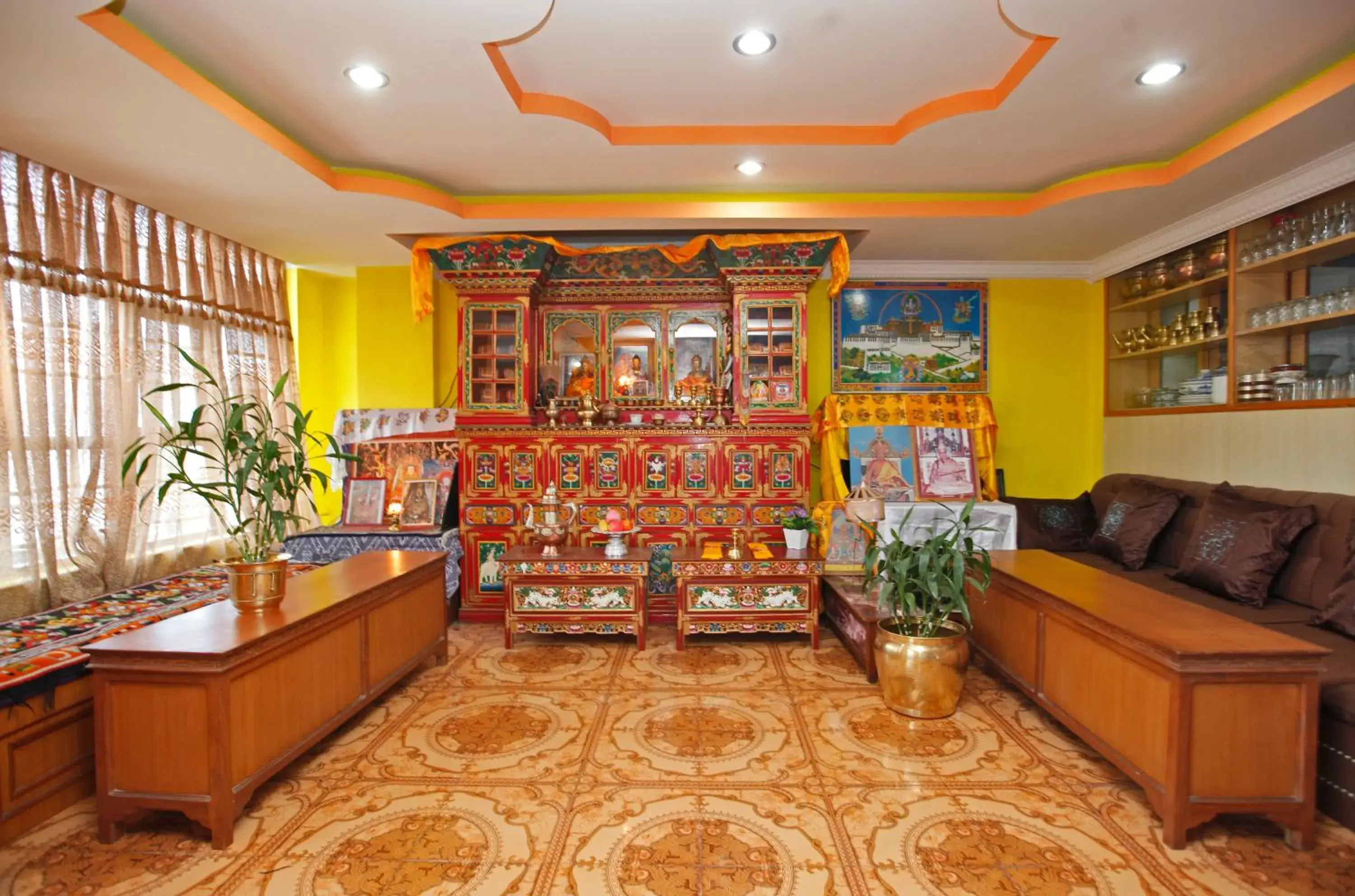 Place of worship, Lounge/Bar in The Boudha Inn