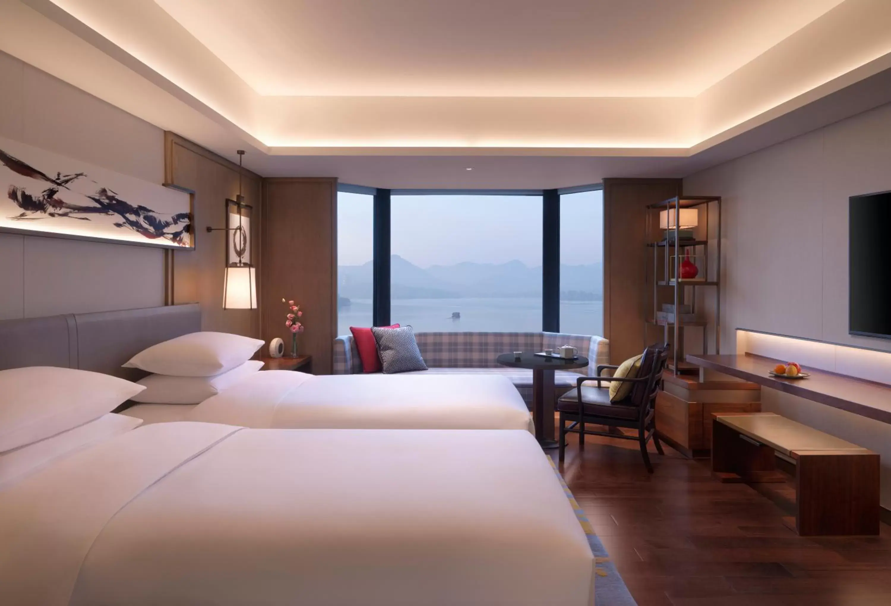 Bedroom in Grand Hyatt Hangzhou