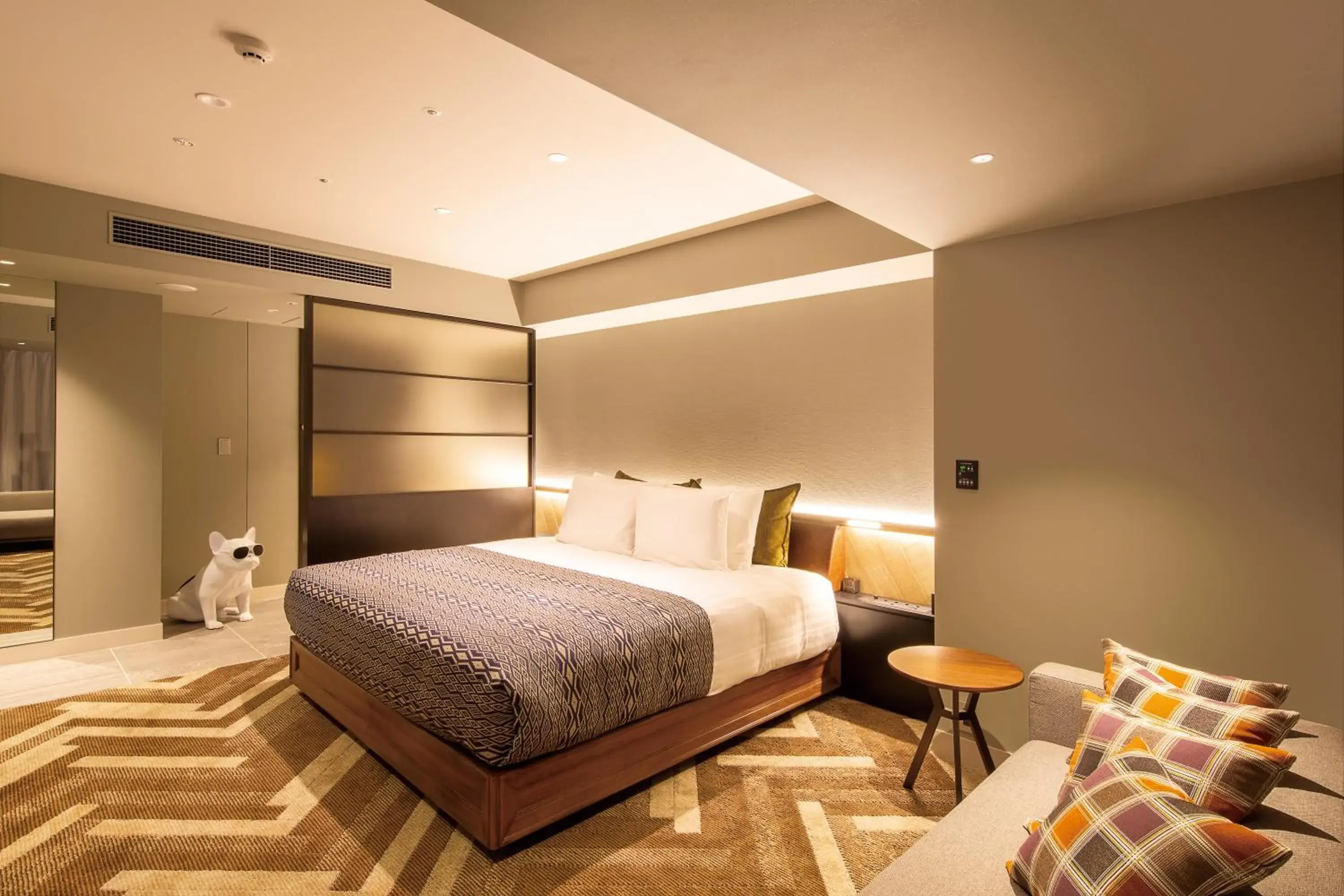 Bedroom, Bed in Shibuya Stream Excel Hotel Tokyu