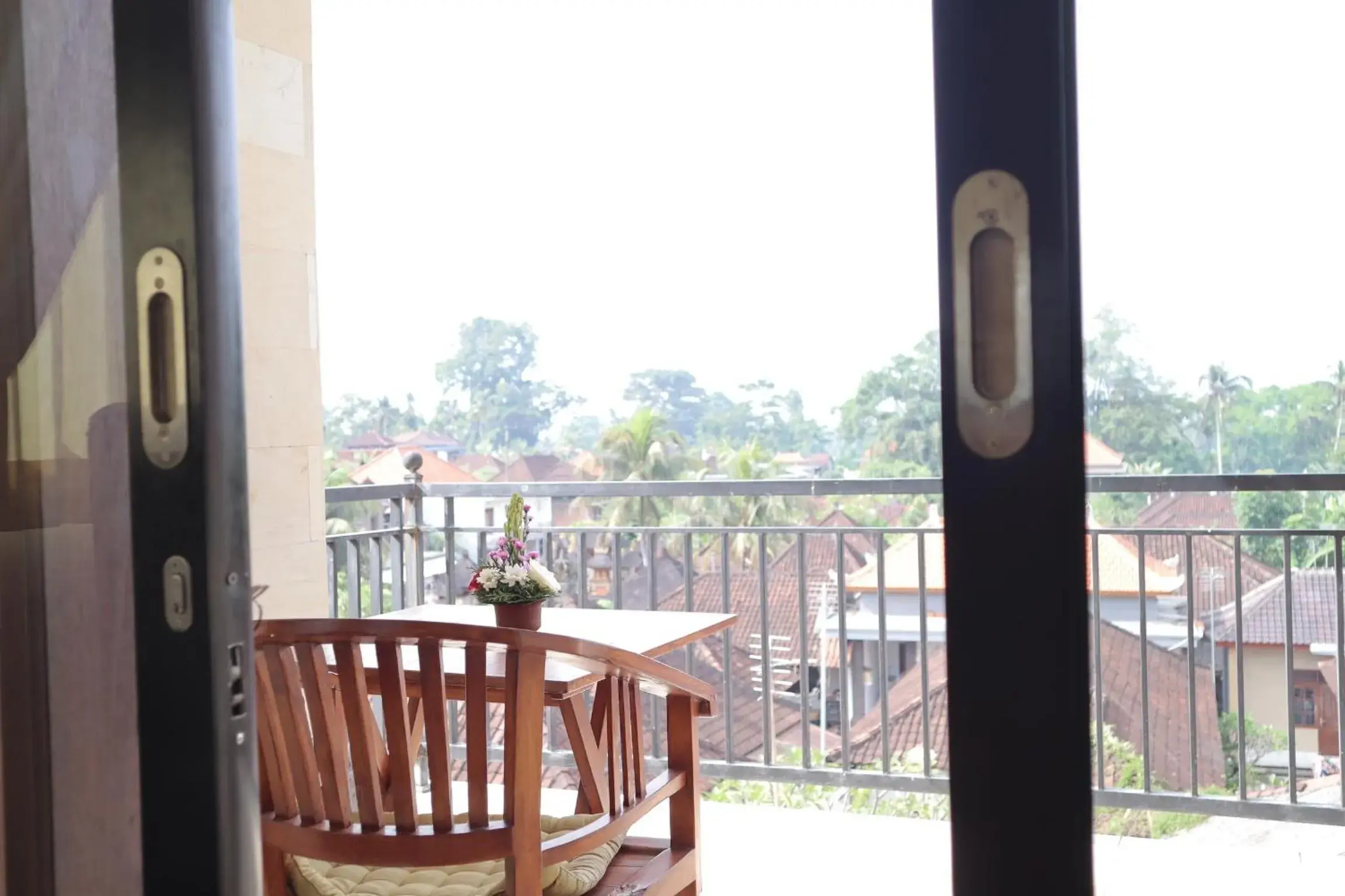 View (from property/room), Balcony/Terrace in Wijaya Guest House