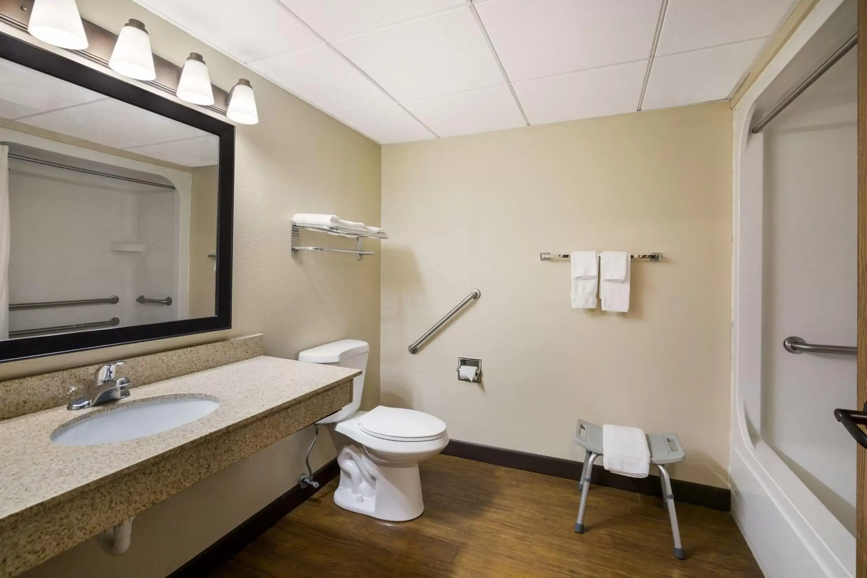 Bathroom in Revel Hotel Minot - SureStay Collection by Best Western