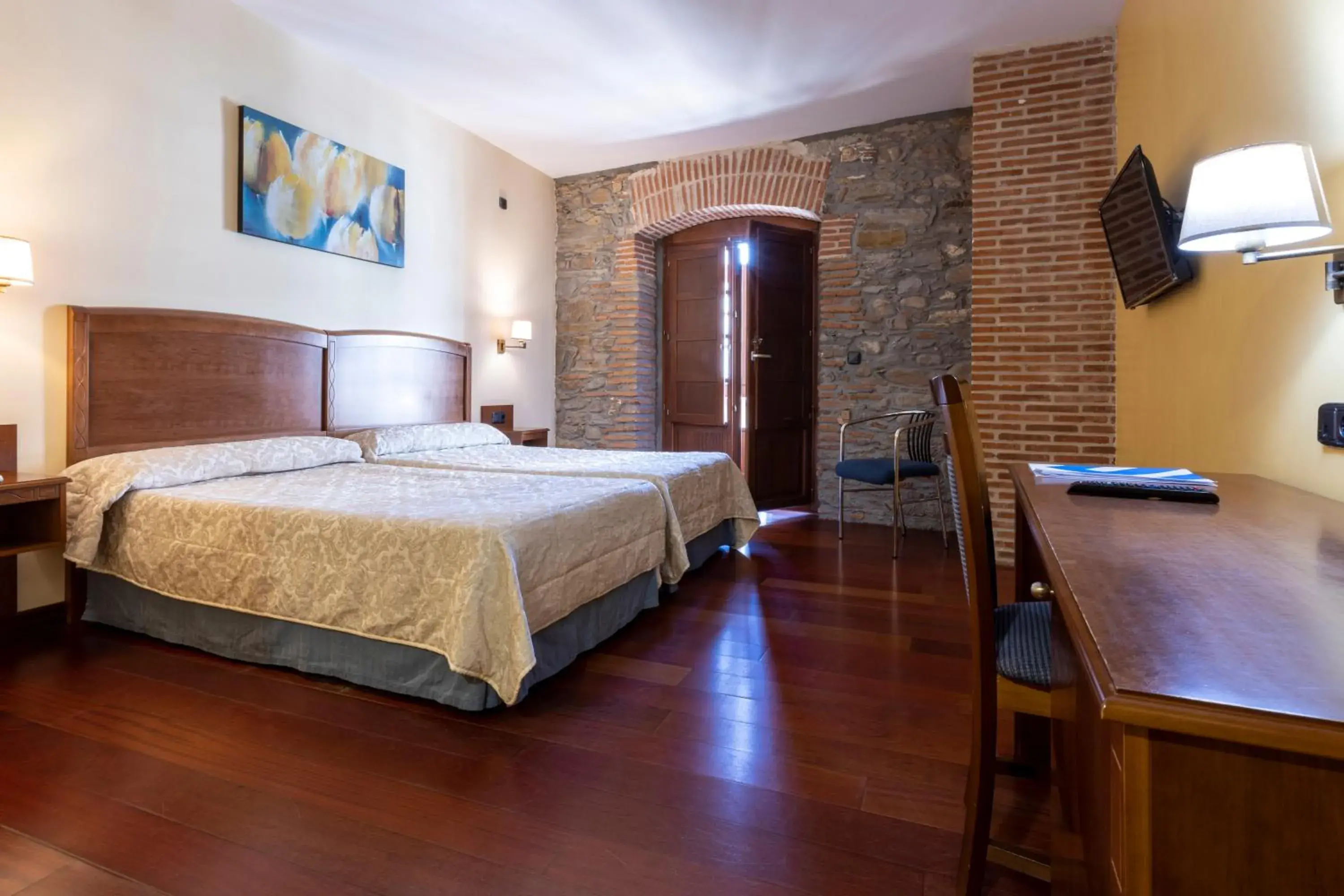 Bedroom, Bed in Hotel Aroi Bierzo Plaza