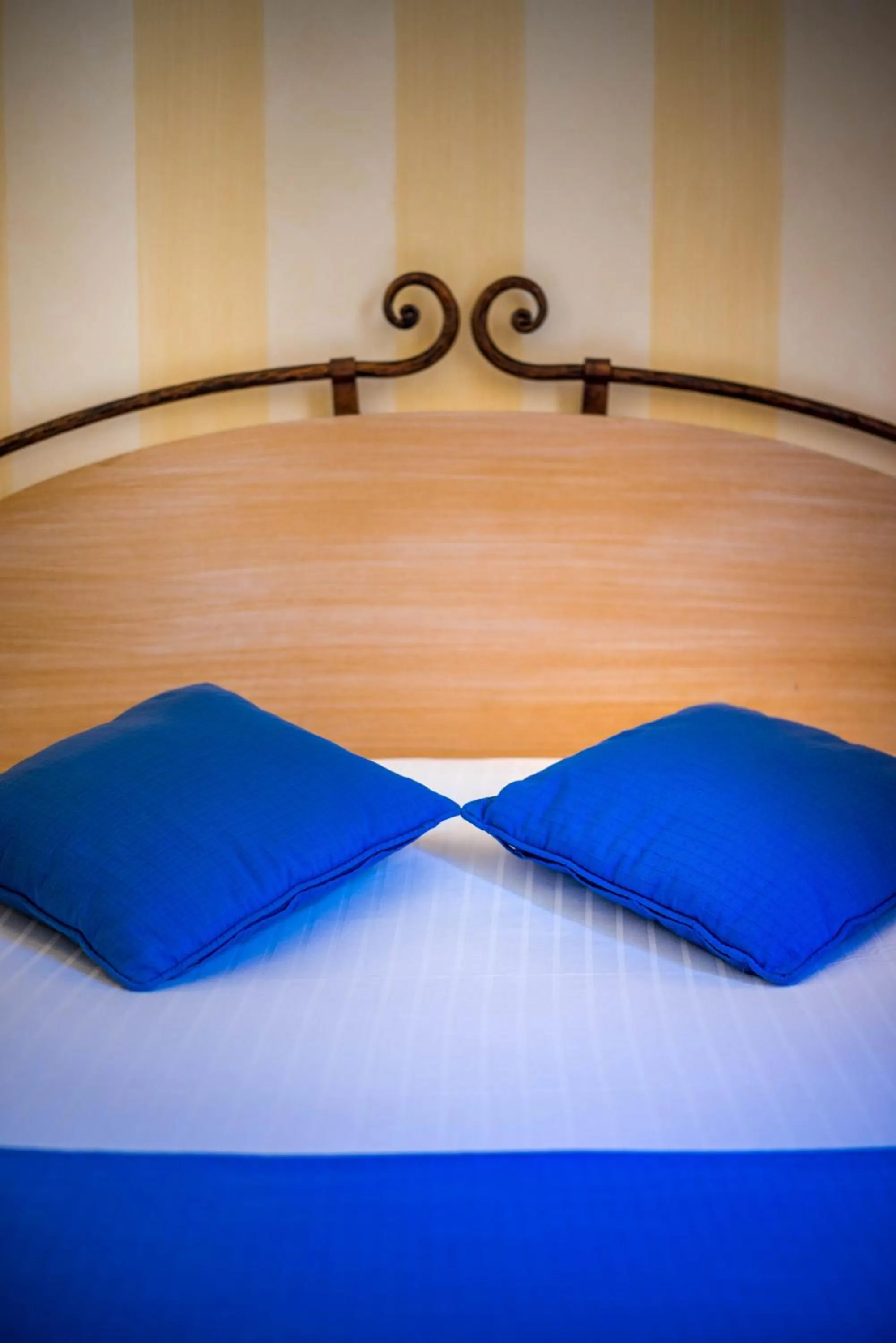Bed in Hotel Delambre