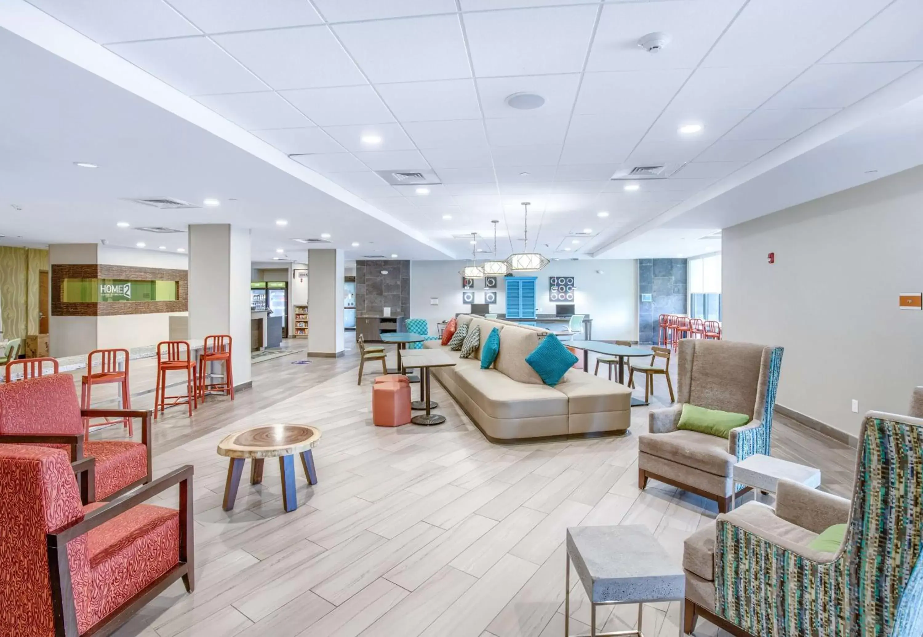 Lobby or reception in Home2 Suites by Hilton Mobile West I-10 Tillmans Corner Lobby or reception in Home2 Suites by Hilton Mobile West I-10 Tillmans Corner