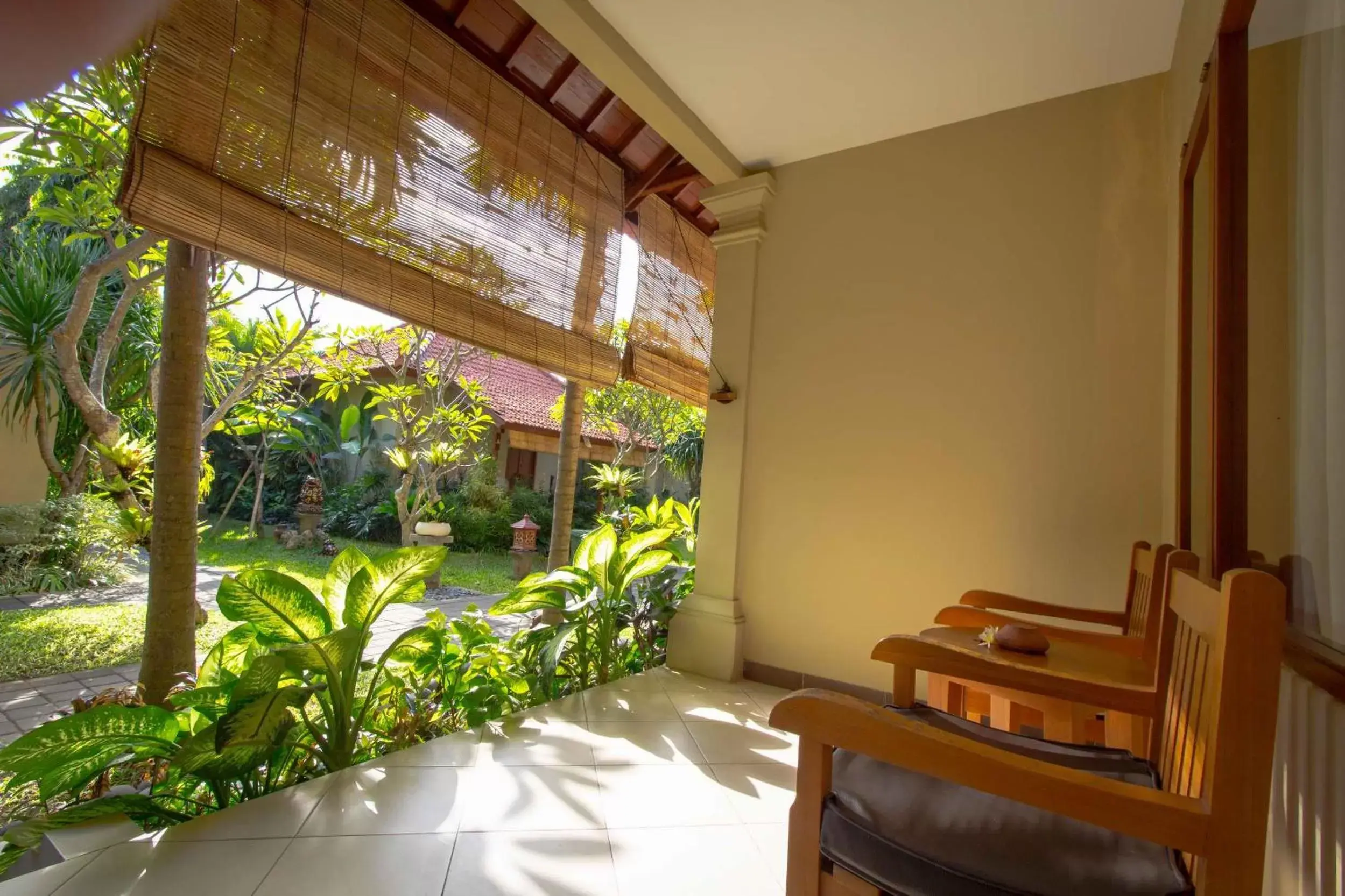 Balcony/Terrace in Kuta Puri Bungalows, Villas and Resort