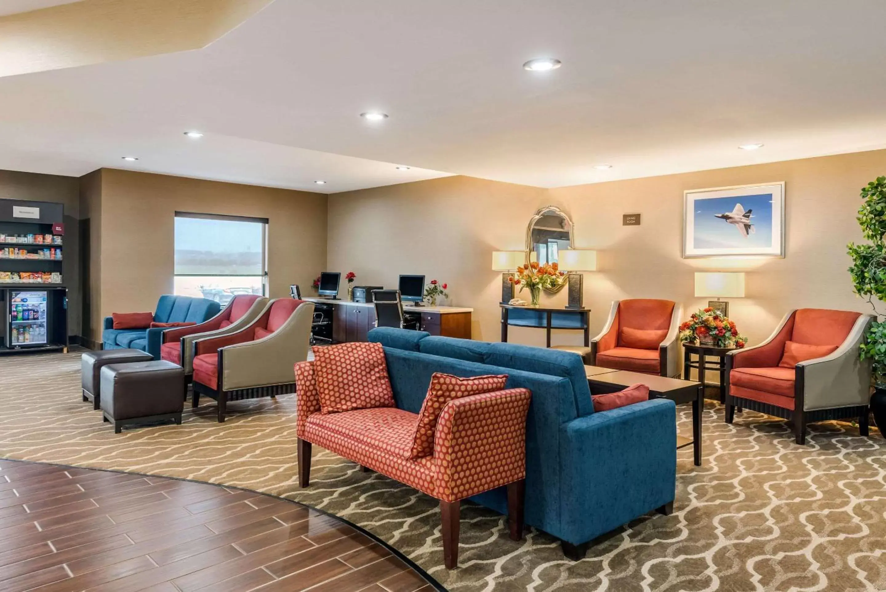 Lobby or reception, Seating Area in Comfort Suites Dayton-Wright Patterson